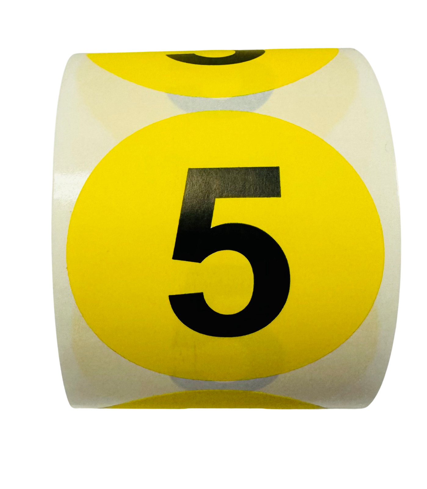 Inventory Control Numbered Labels – Number 5 (Five) 2″ Peel & Stick 500 Stickers
