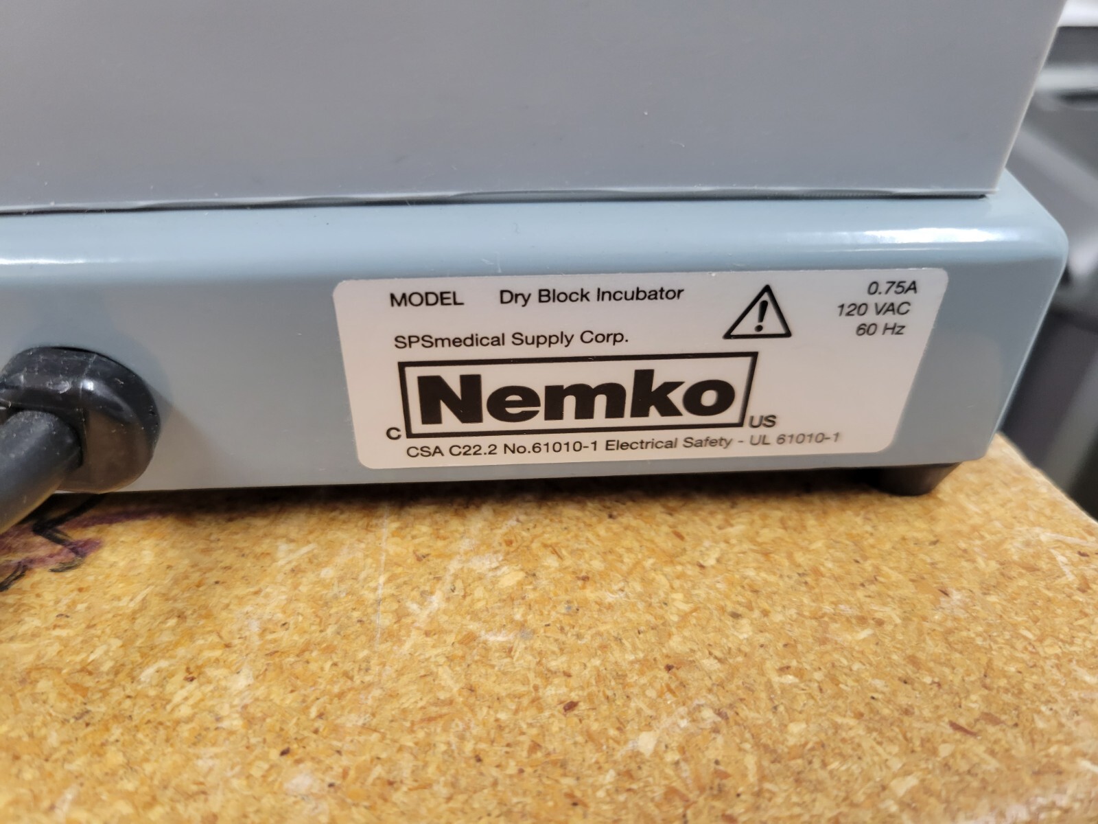 Nemko McKesson Dry Block Incubator 73NDB060 As Pictured Excellent Condition