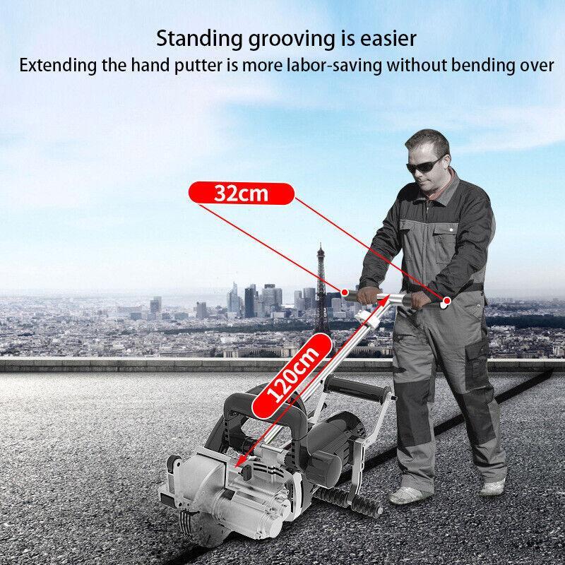 Wall Surface Concrete One Time Forming Cutting Machine Wall Grooving Machine
