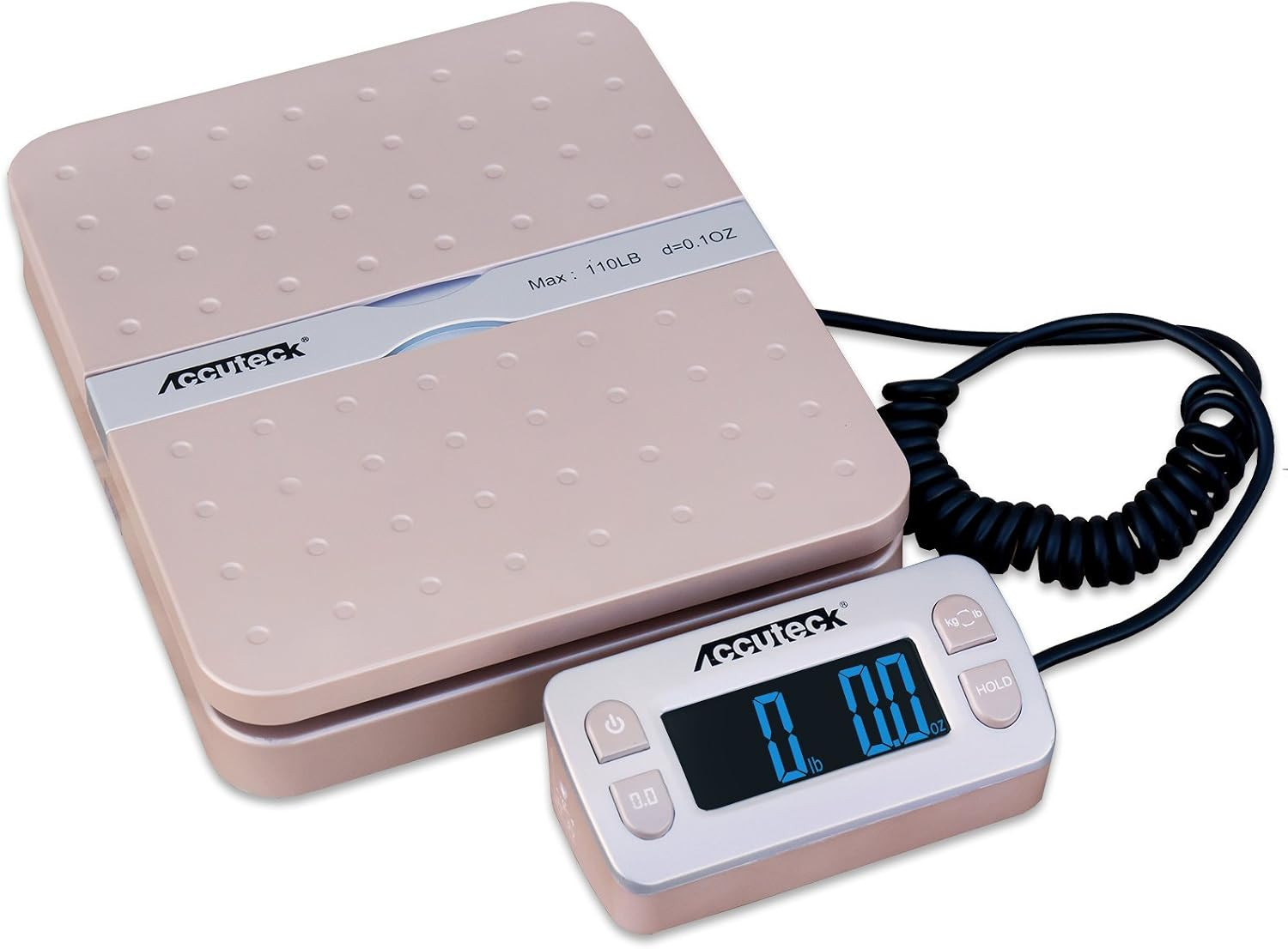 Shippro W-8580 110Lbs X 0.1 Oz Gold Digital Shipping Postal Scale