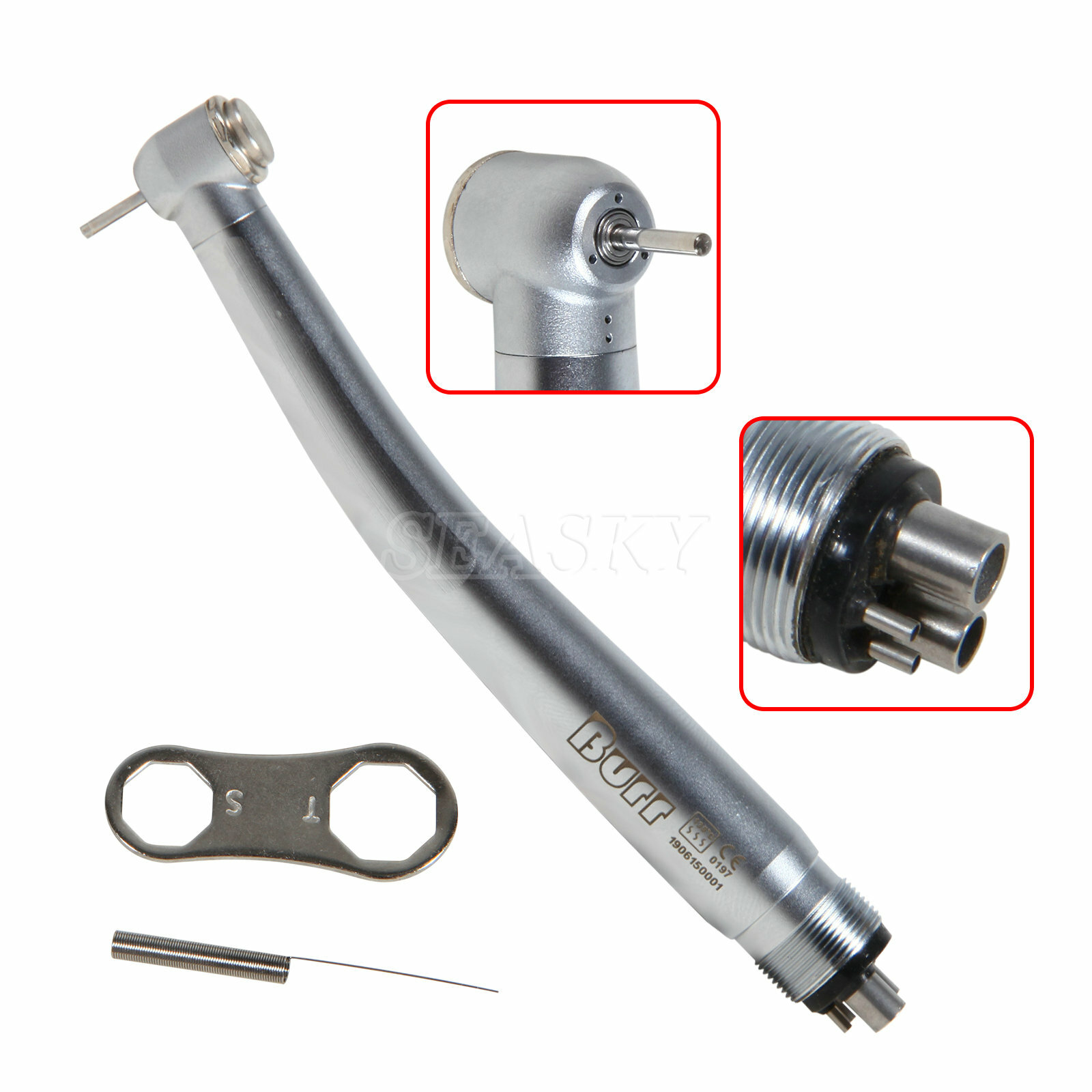 10x NSK Style Dental High Speed Handpiece Push Button standard head 4 Holes U3BM