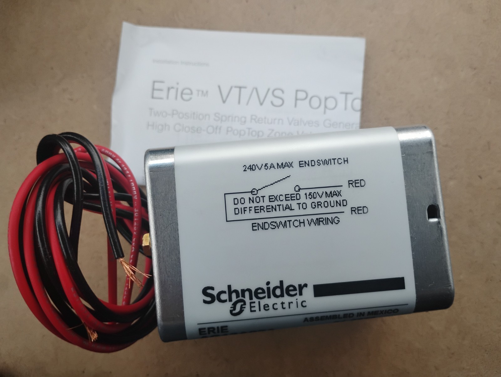 AG13A02A Schneider Electric N/C Act.,On/Off,24V,End Switch OEM 24-2417