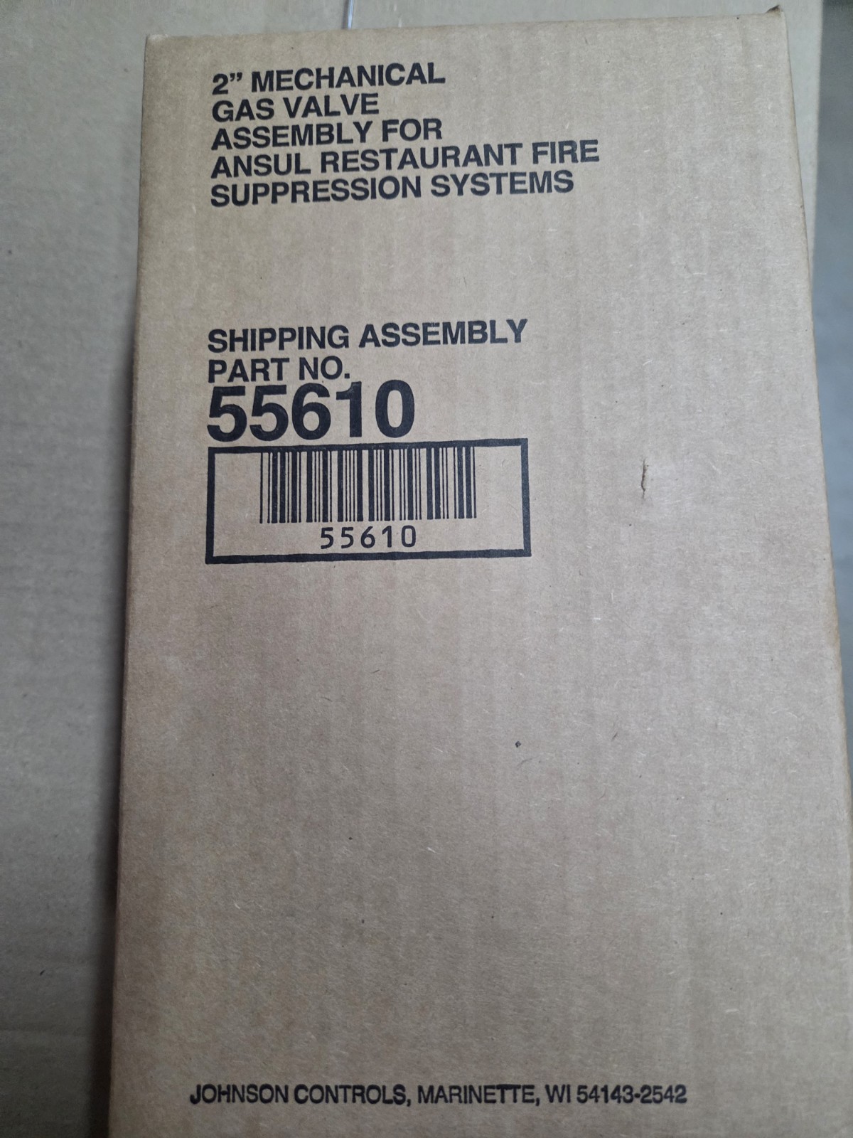 Ansul PN 55610 2″ Gas Valve