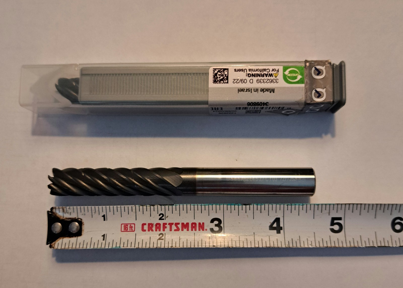 1/2 Solid Carbide End Mill ( Chip Breaker)