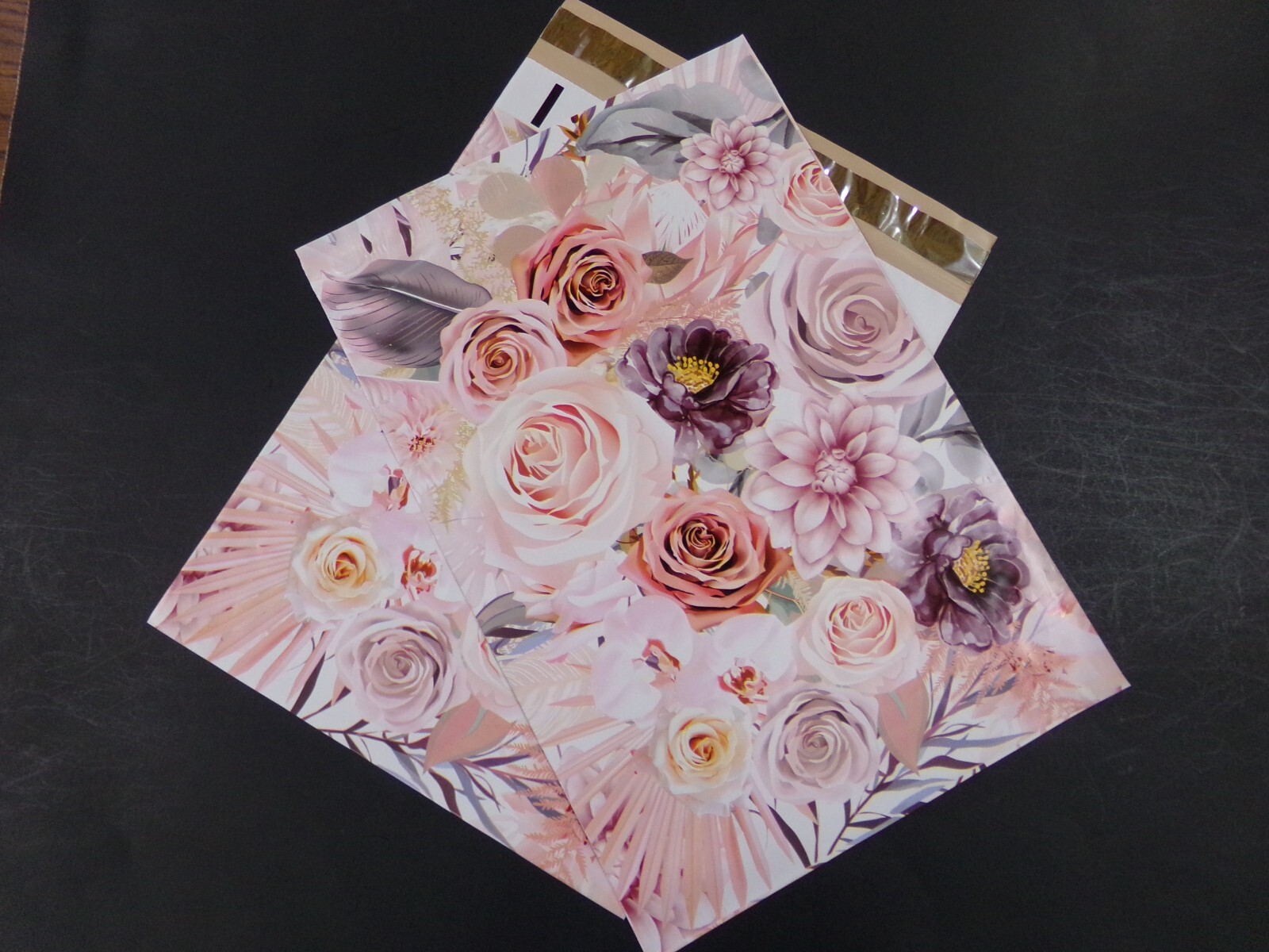10-100 BOHO FLORAL 10×13 Poly Mailers Flat Shipping Bag Flower