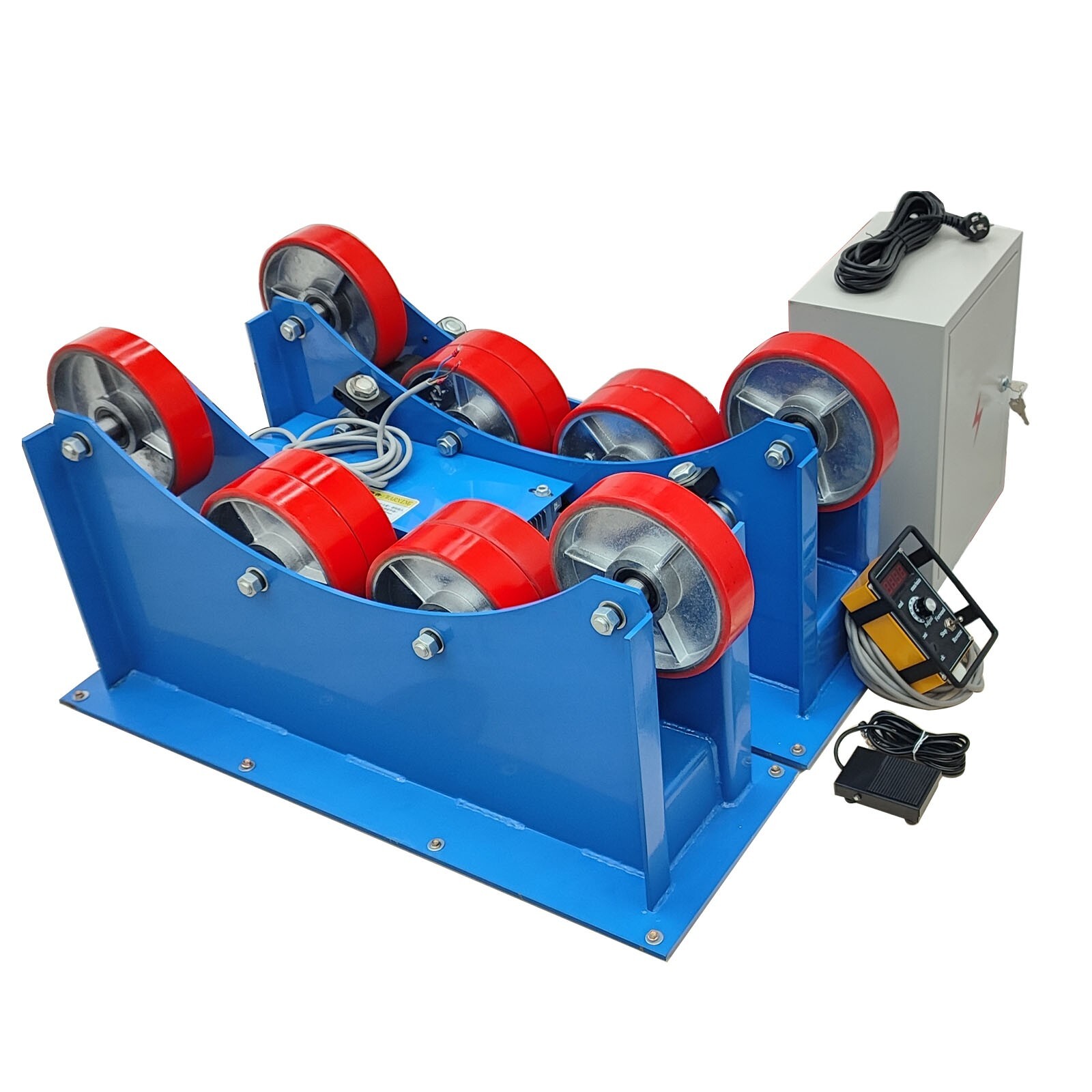 3T 660lbs Welding Turning Rolls Metalwork Weld Table Positioner 4 Soft Roller
