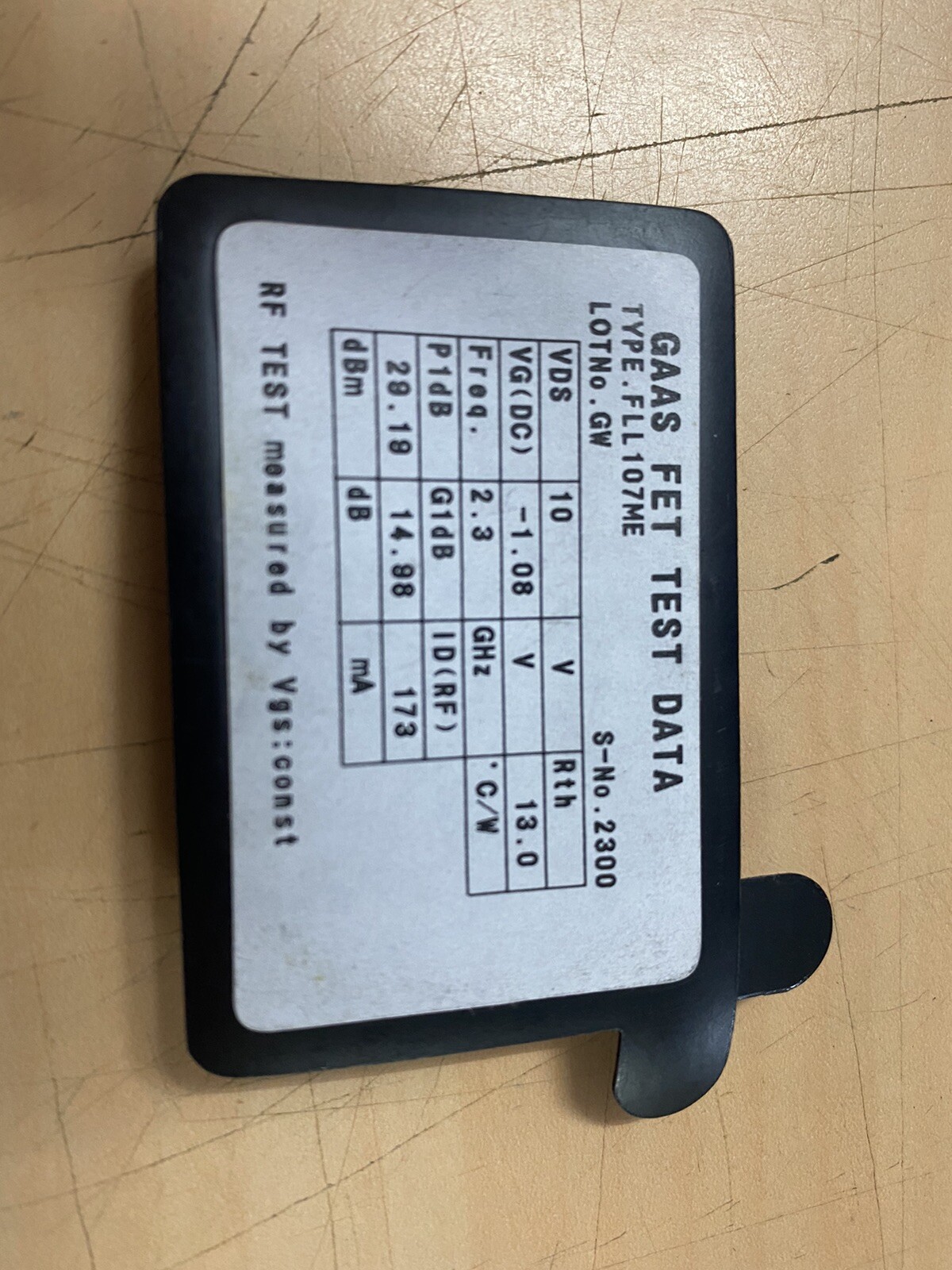 FLL107ME FUJITSU 2 PIN FAN TYPE GAAS FET X 1 PC.