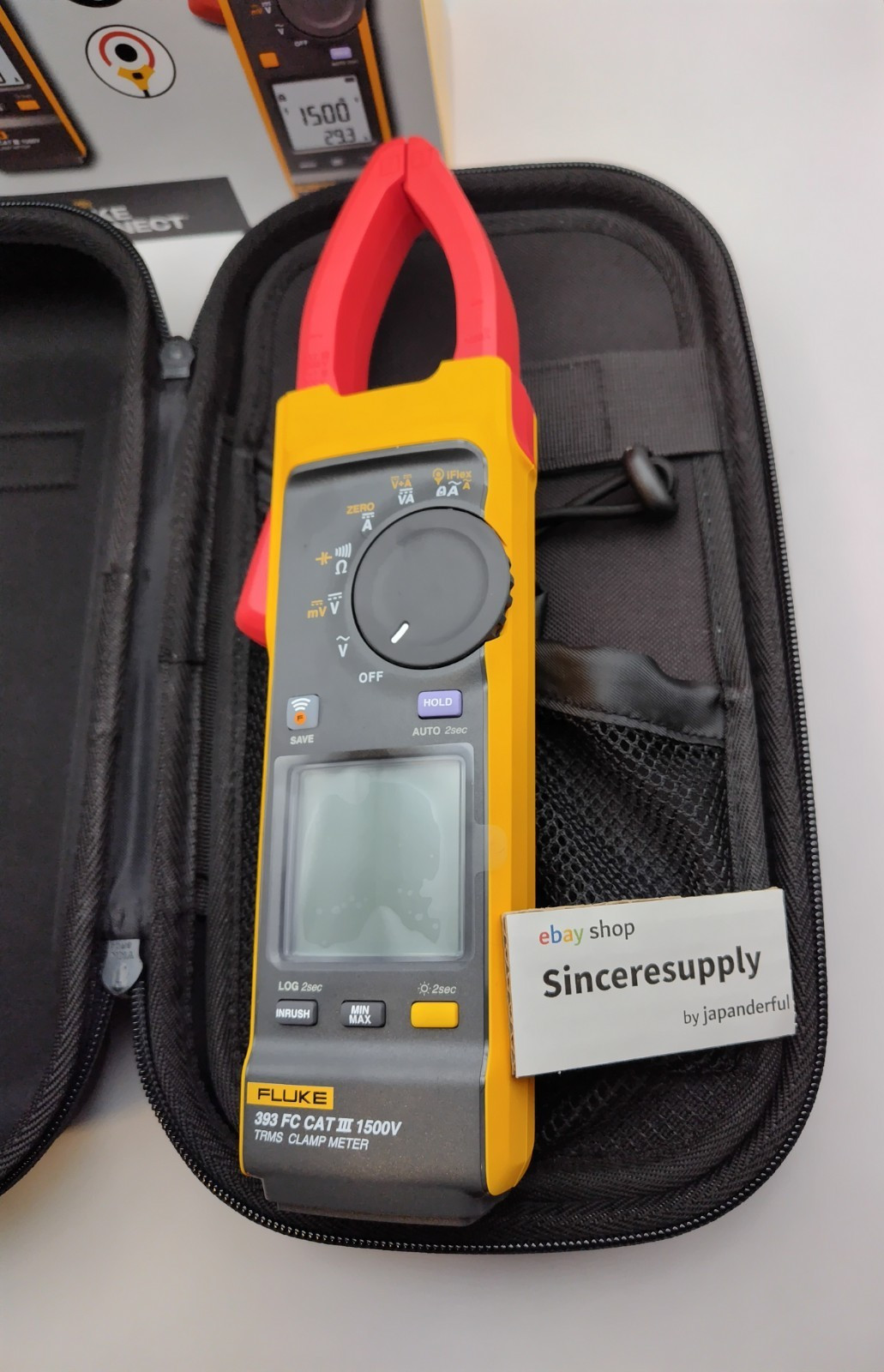 393FC Fluke Wireless Clamp Meter CAT III 1500V IP54 rating From Japan New