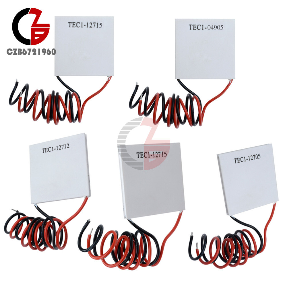 TEC1 12703~12715 Heatsink Thermoelectric Cooler Cooling Peltier Plate 40x40mm