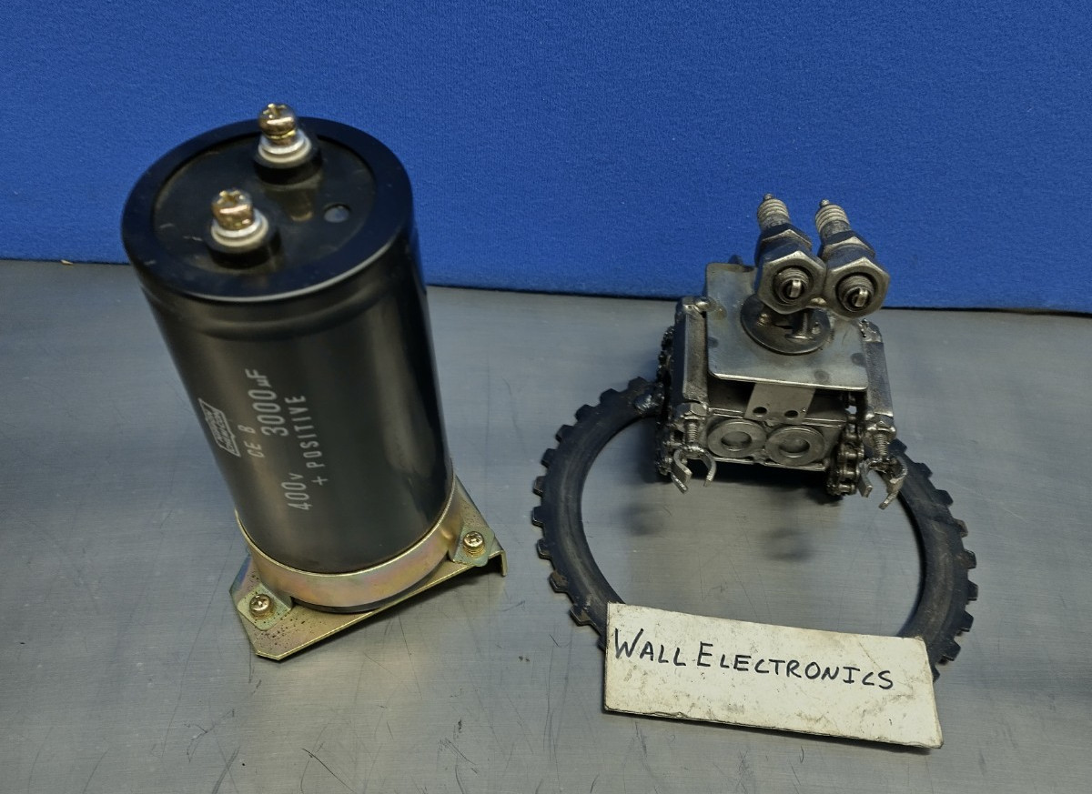 Nippon CEB 400v 3000uF Capacitor =Used= CE B 400v 3000uF