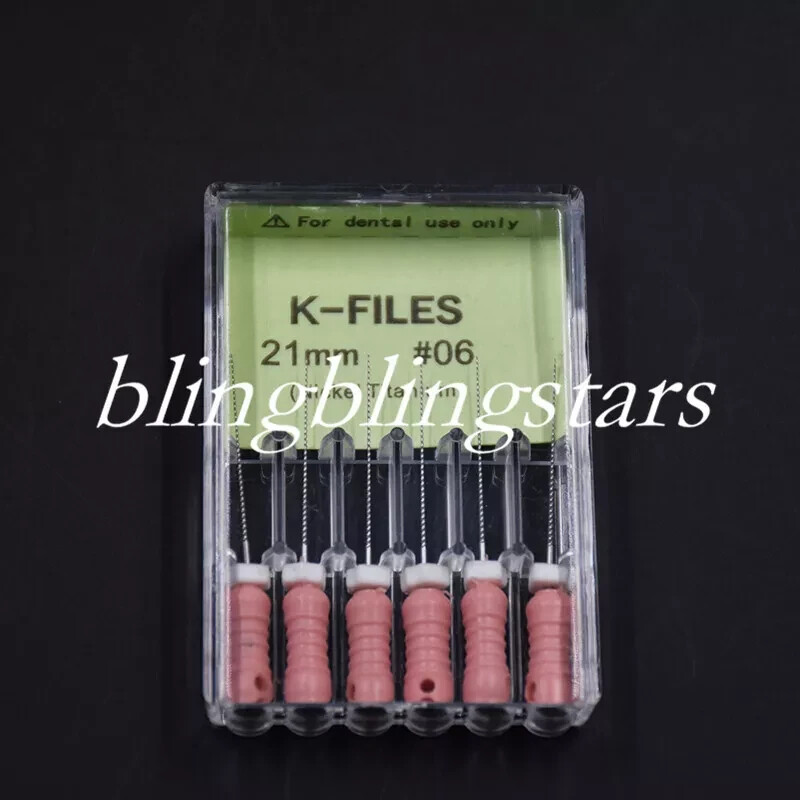 1 Box Endodontic Dental K-FILES 21/25/31mm Niti Nickel Titanium Root Canal File