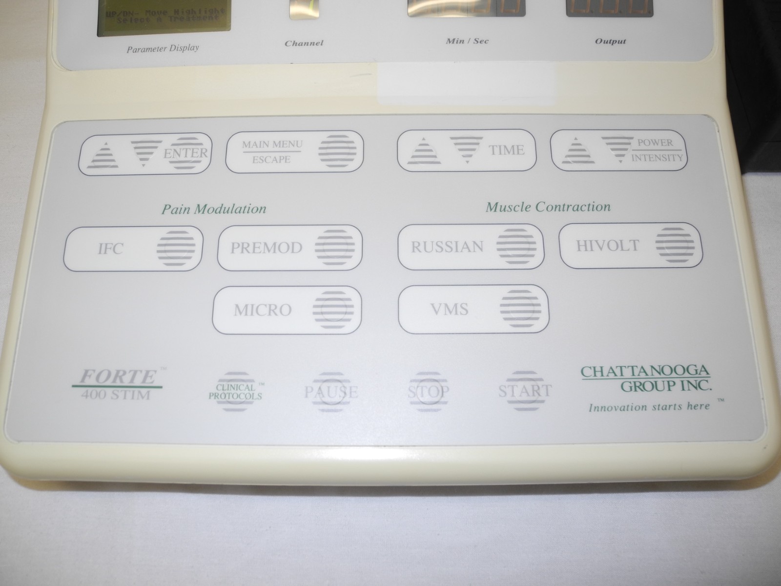CHATTANOOGA FORTE 400 STIM THERAPY UNIT W/ AC POWER ADAPTER