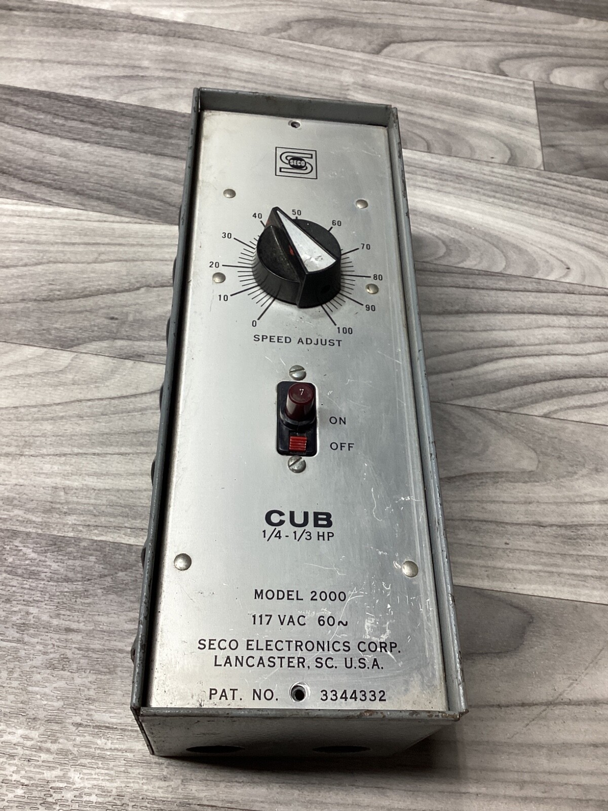 SECO CUB 1/4-1/3HP Model 2000 Motor Control Unit #108E142PR6*CO