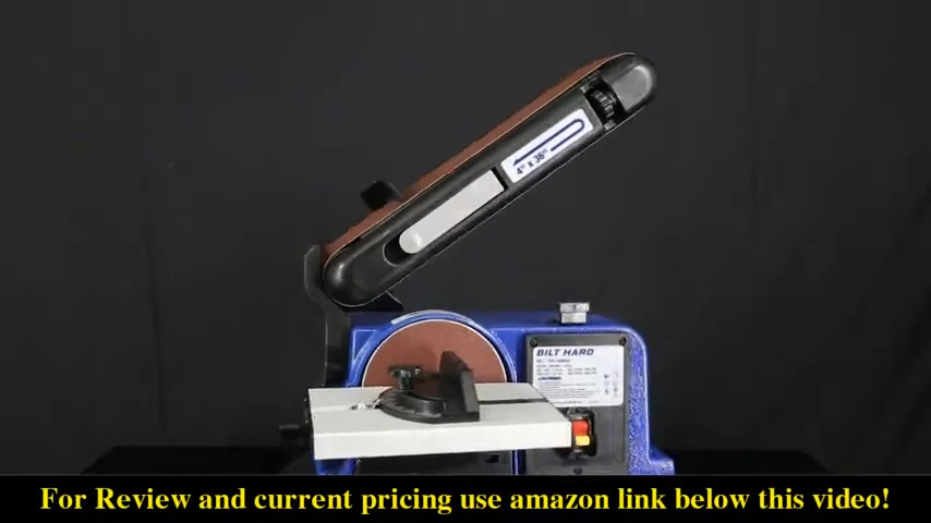 Bilt Hard Belt Disc Sander, 4 in. x 36 in. Belt & 6 in. Disc Sander Cast Iron