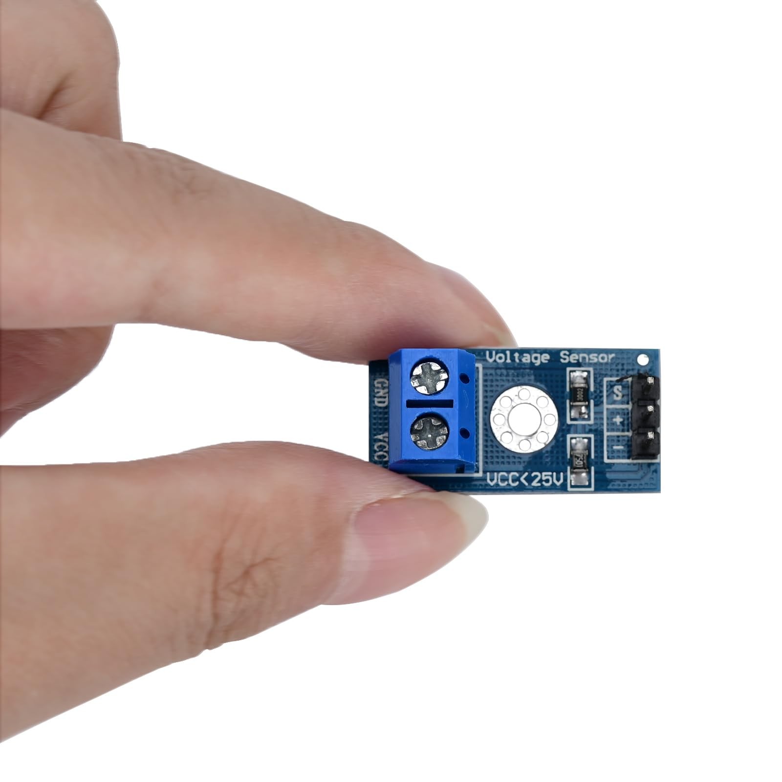 Voltage Detection Module DC 0-25V Sensor, 6 PCS Voltage Tester for Arduino