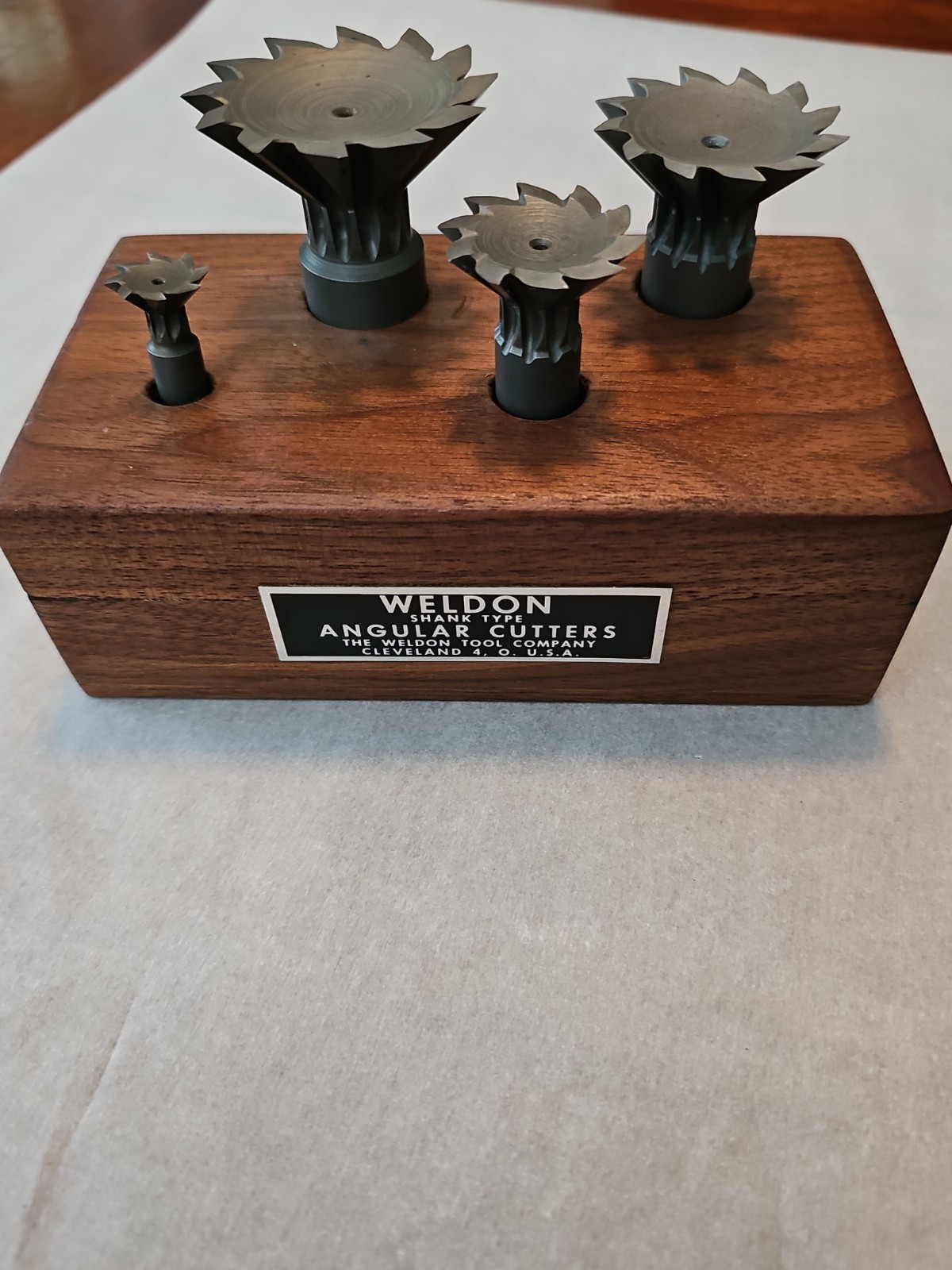 Vintage Weldon Angular Cutter 45° Set