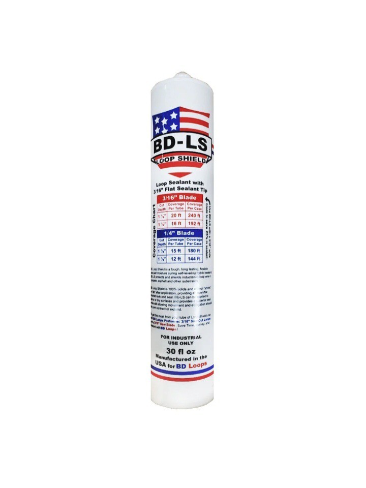 BD-LS Loop Shield (Black) Loop Sealant 30 oz Tube With 3/16 Flat Tip