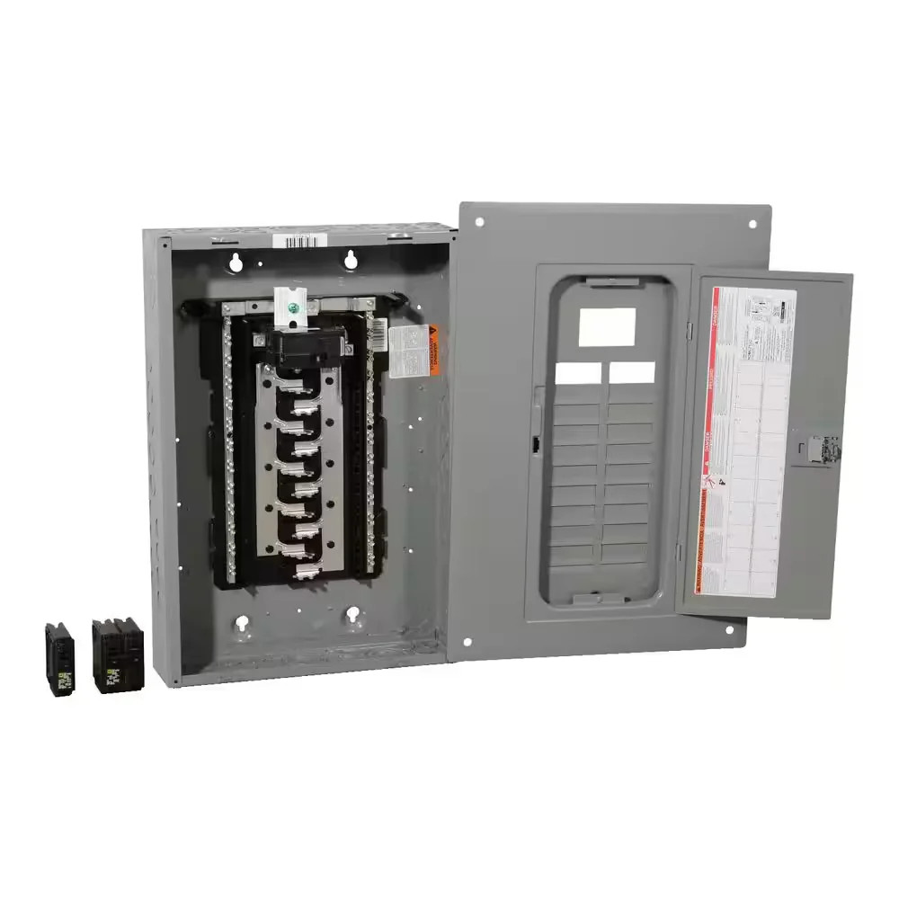 Square D 100 Amp 40 Circuit 20 Space Indoor Main Breaker Box Panel Load Center