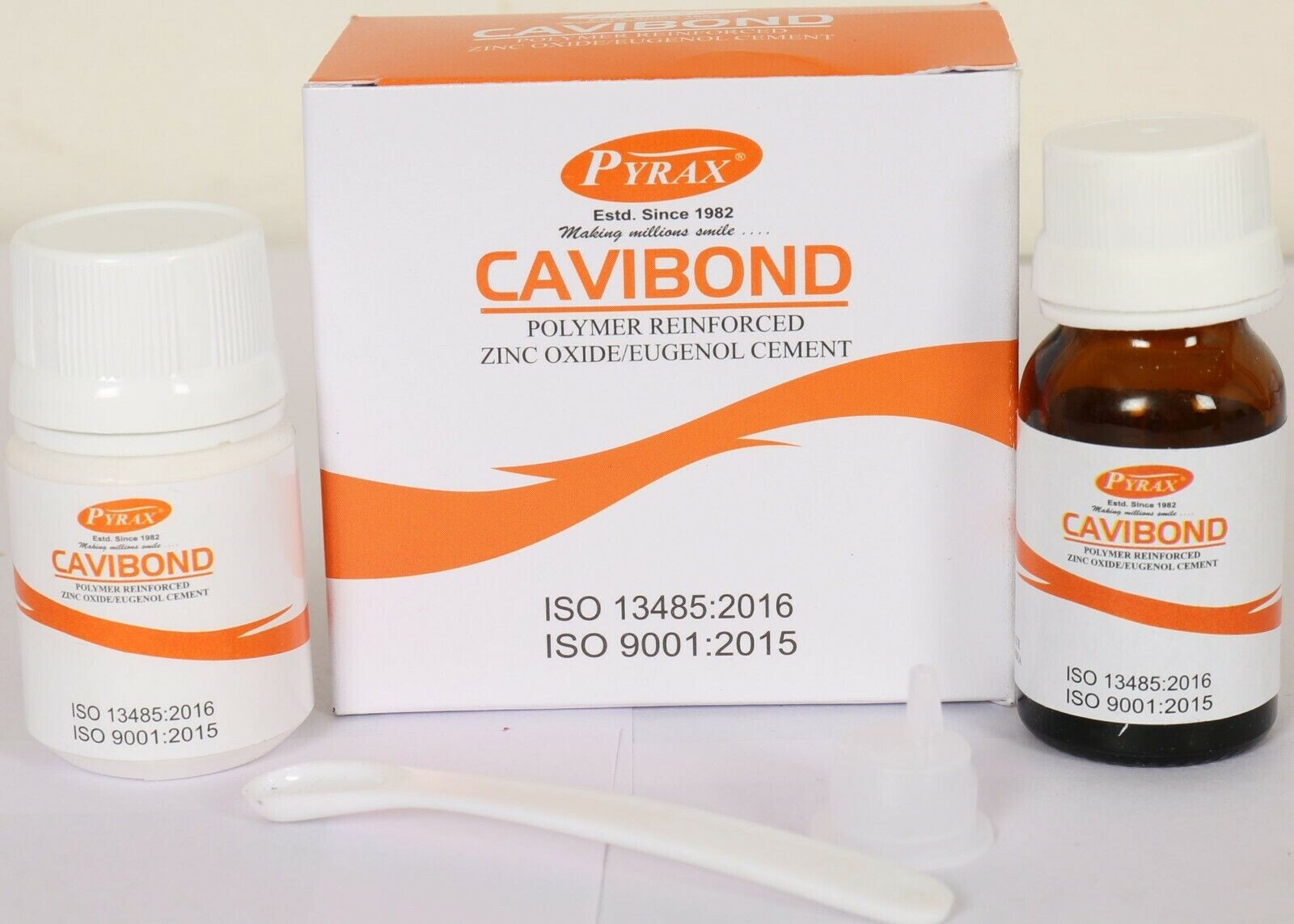 Pyrax Cavibond IRM Polymer Reinforced ZOE Zinc Eugenol Dental Cement Free Ship