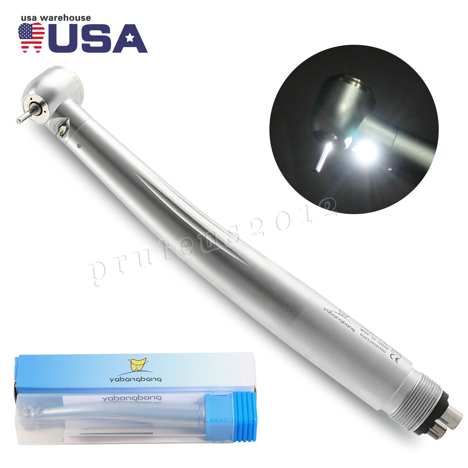 NSK Style Dental Low Speed Handpiece / LED E-generator High Speed Handpiece 2/4H