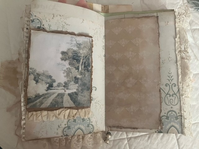 VINTAGE STYLE HANDMADE JUNK JOURNAL-«A Graceful Life»