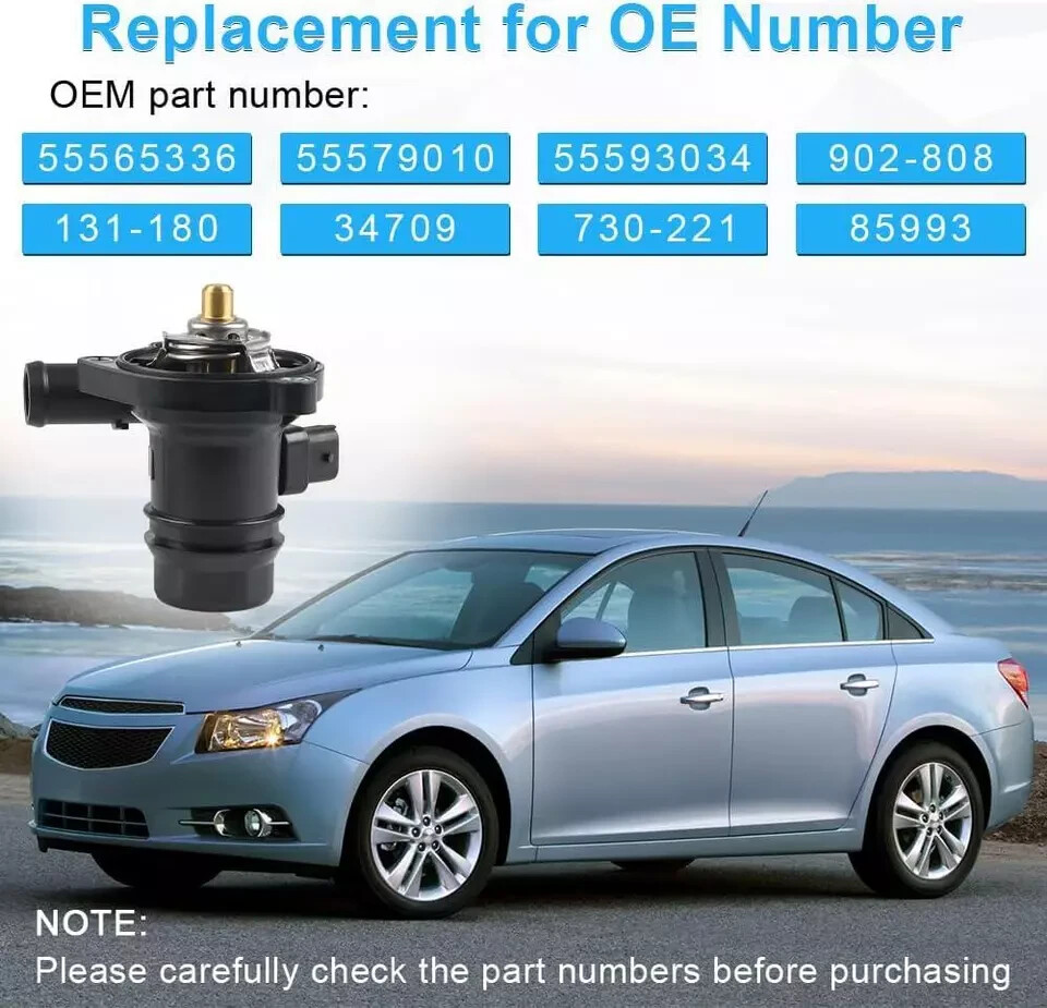 55565336 Engine Coolant Thermostat Housing Assembly Compatible With 2011-2016