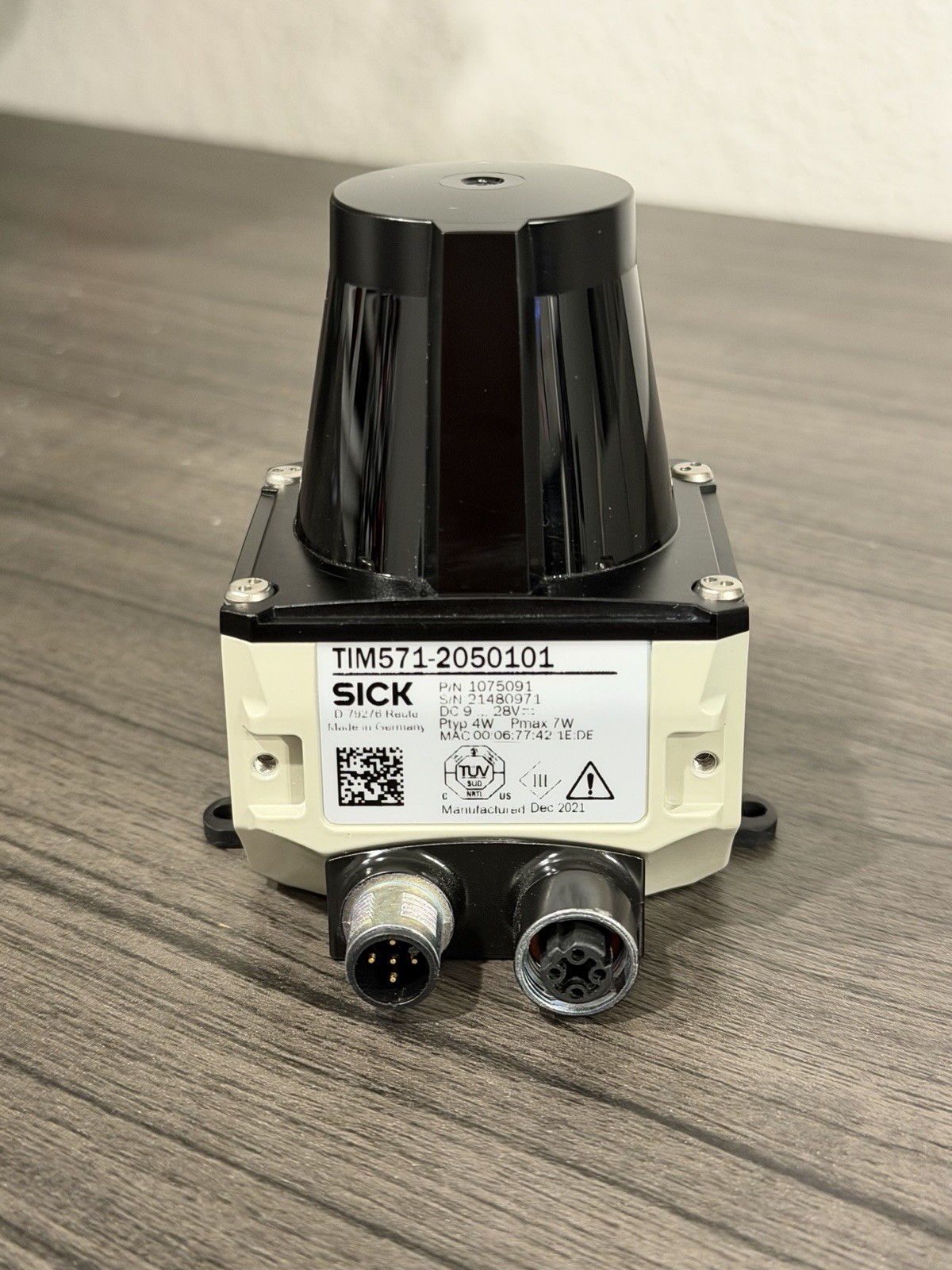 SICK TiM571-2050101 2D LiDAR Scanner | Ethernet | Industrial Safety | Tested