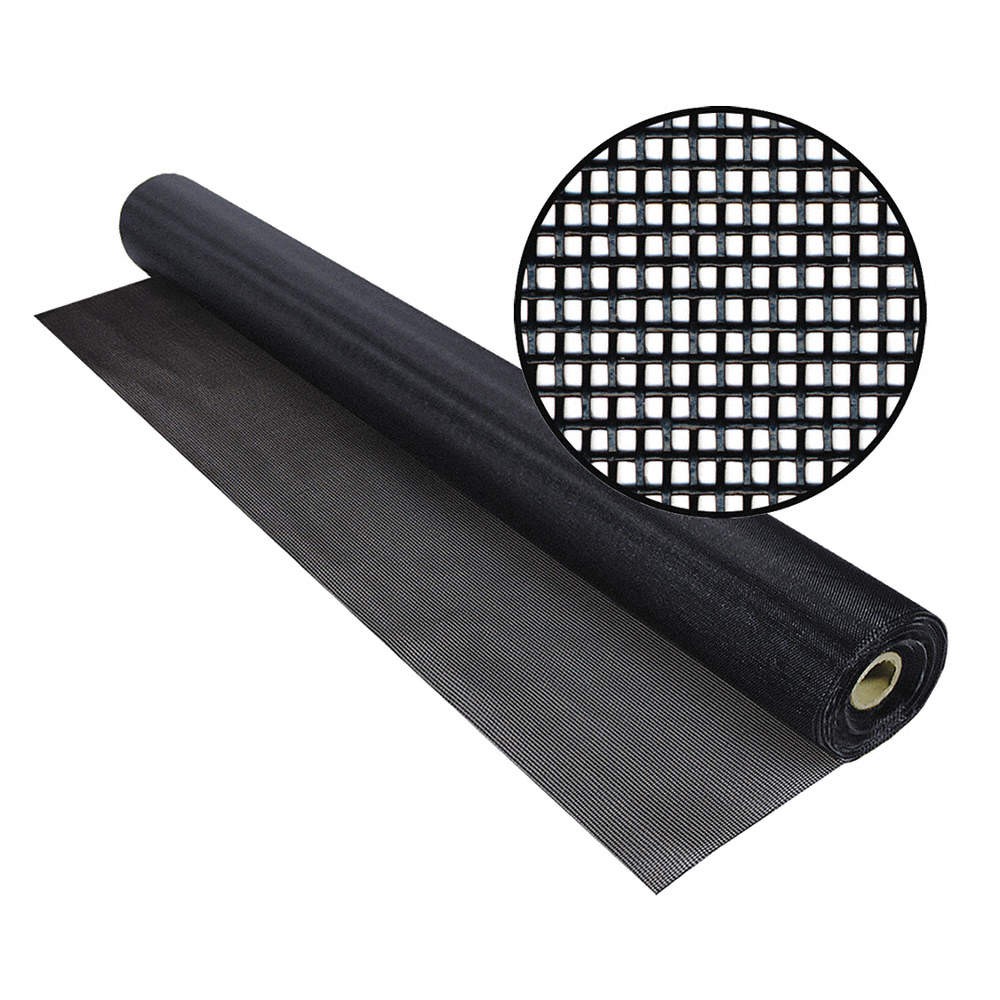 PHIFER 3028731 Screen, Roll, 50 ft L, 4 ft W, Black 49UW41
