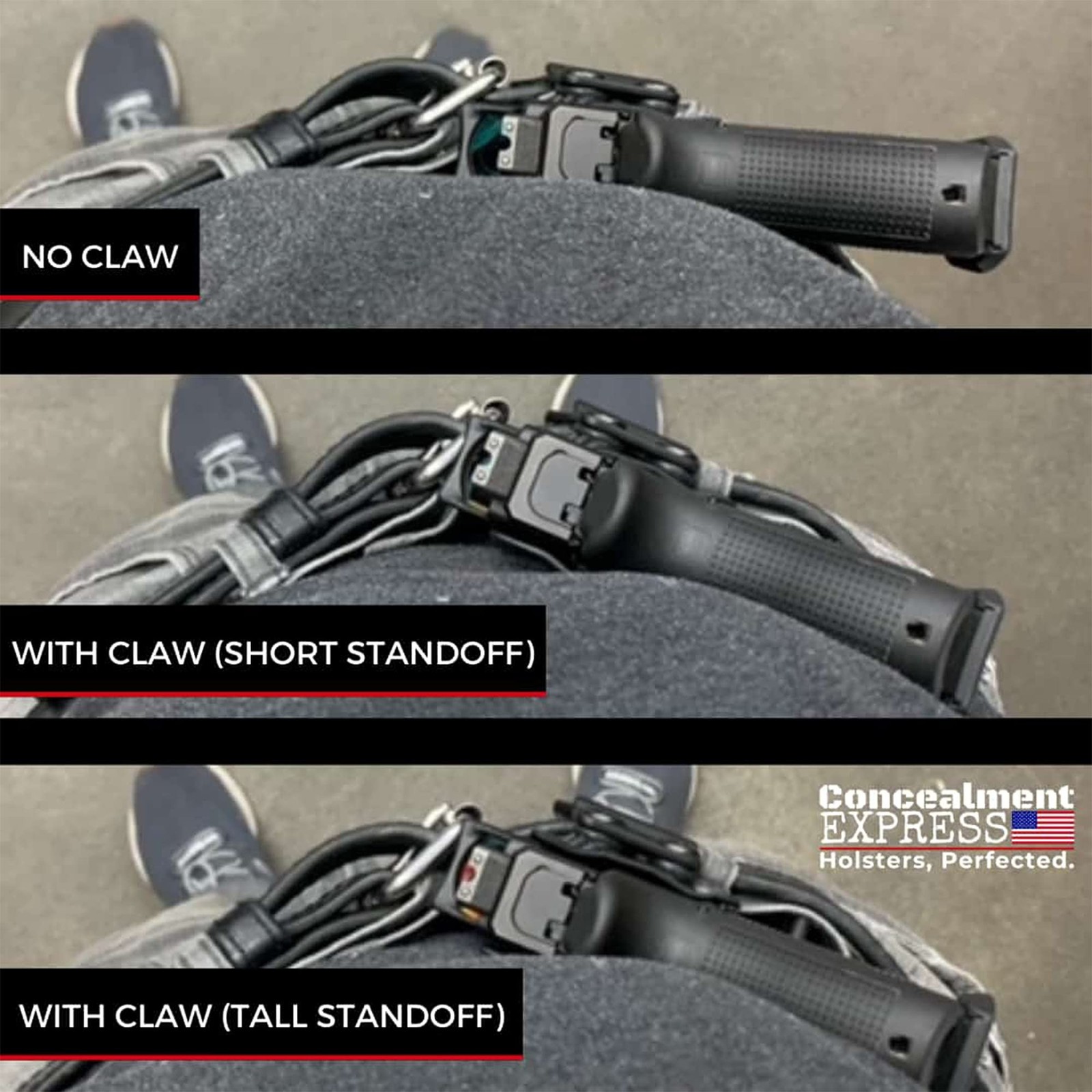 Holster Claw Kit (IWB/Tuckable) IWB