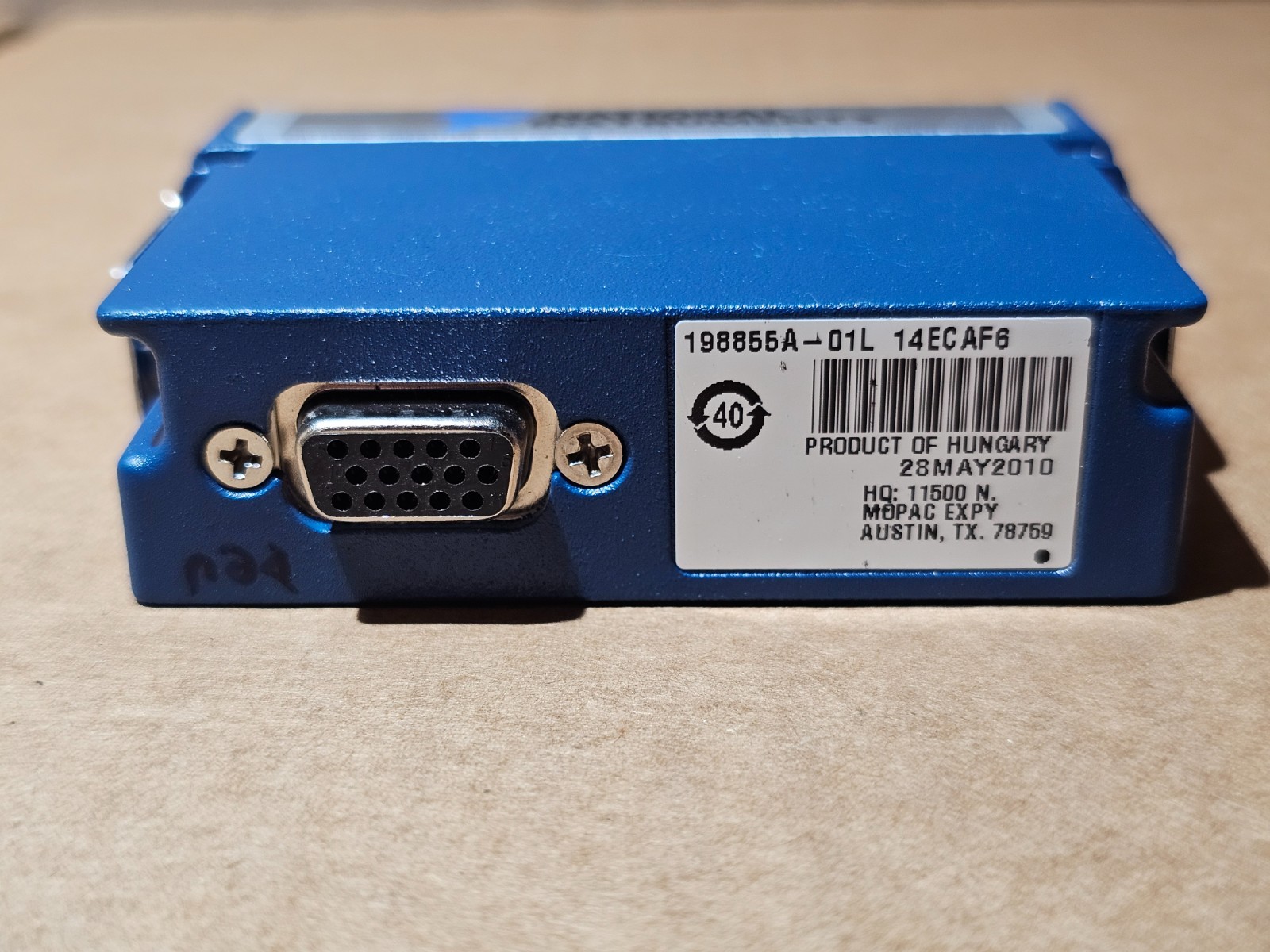 National Instruments NI 9237 DSUB 4-Ch 24-Bit Half/Full 1988550A-01L