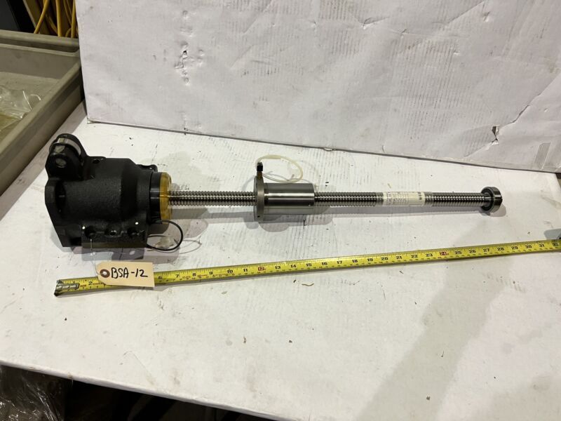 TSUBAKI BALL SCREW ASSY. # LH-0784-3 THD LENGHT: 21.5″ THD dia: 25mm
