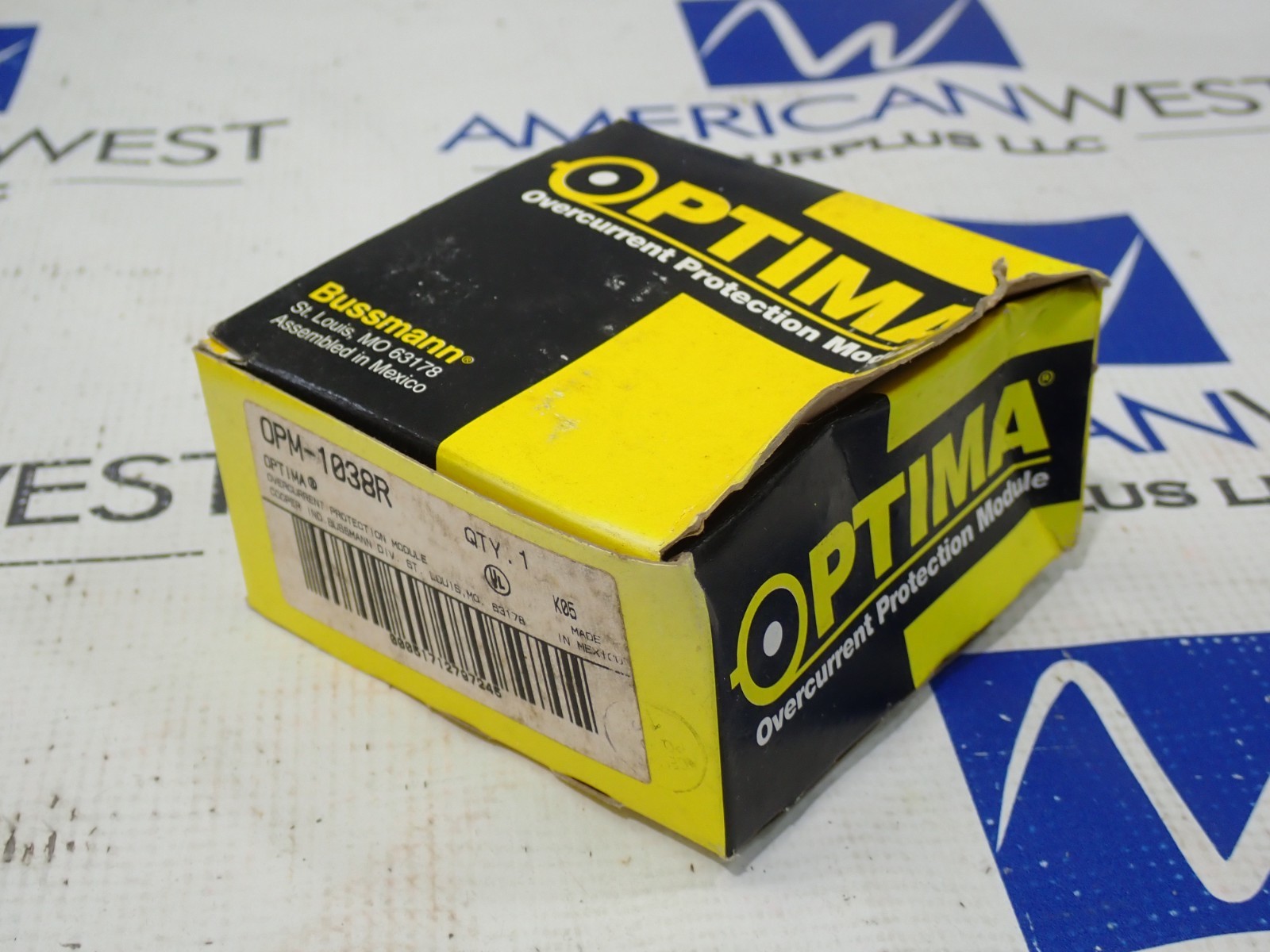 Bussman OPTIMA OPM-1038R Overcurrent Protection Module Fuse Block New
