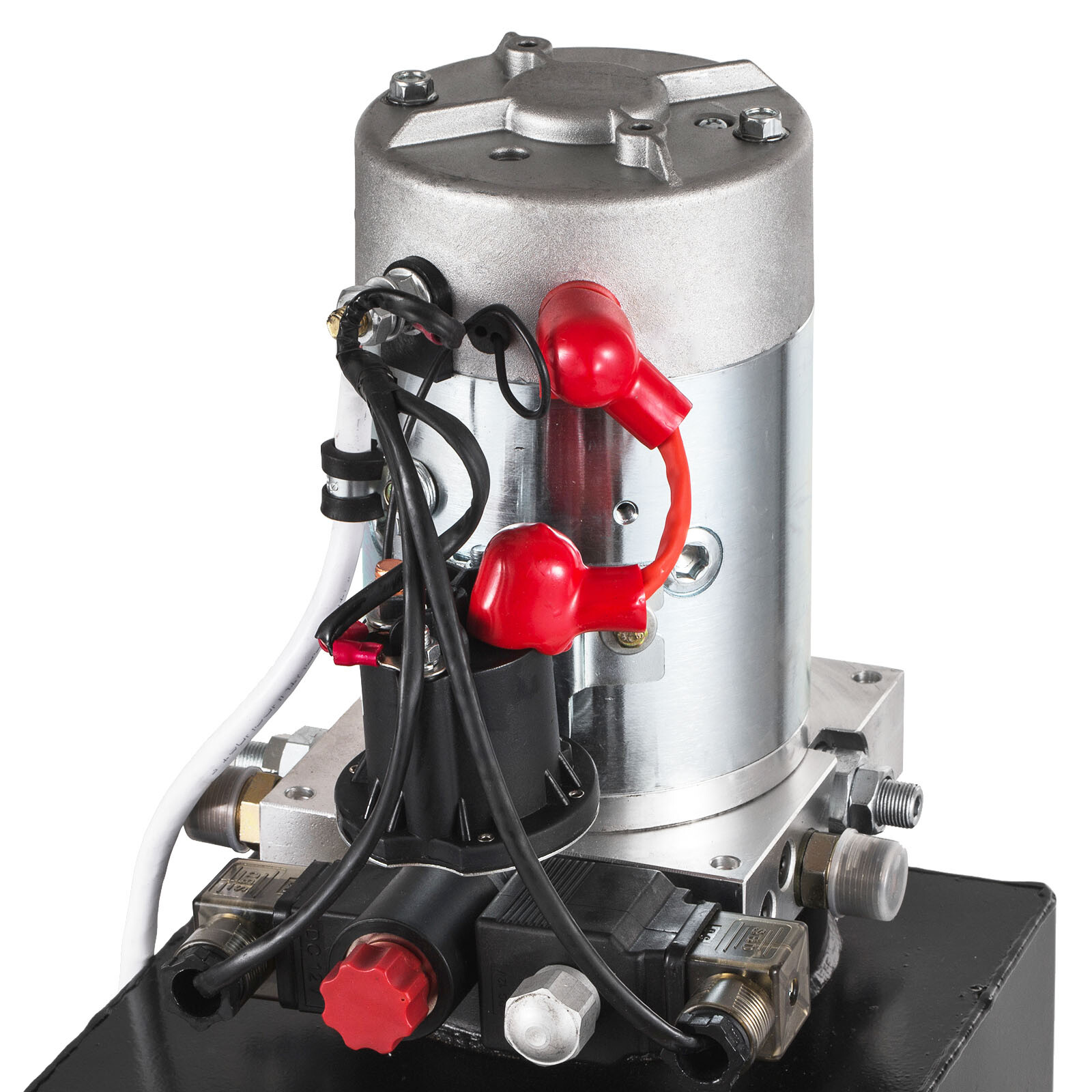 8 Quart Double Acting Hydraulic Pump Dump Trailer 12V DC Unit Pack Power Unit