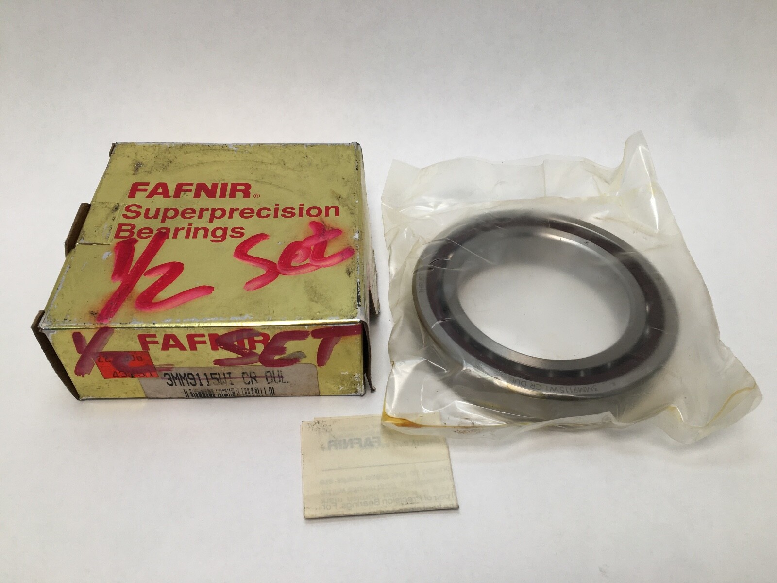 Fafnir 3MM9115WI-DUL Bearing 75x115x20mm 7015-A 3MM-9115-WI-CR-DUL USA