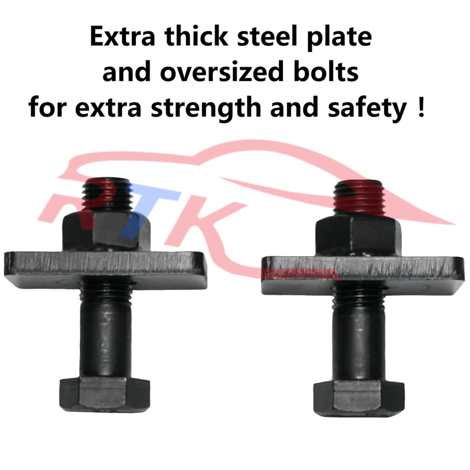 Pair 8 x 6.5 Lug 8000LB Superior Shipping Container Wheels, Bolt-on Spindle Kit