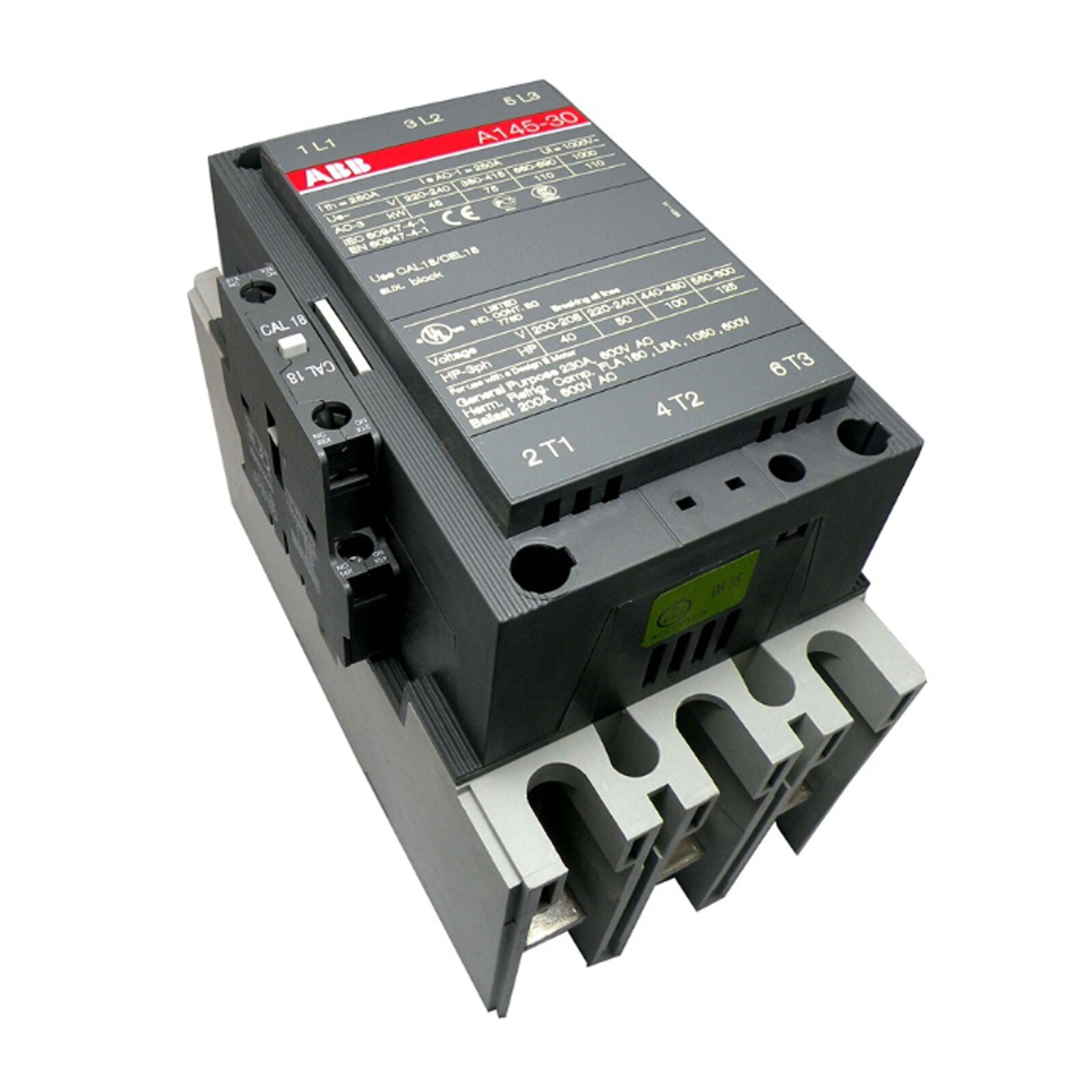 New In Box ABB A145-30-11 220VAC A1453011220VAC Contactor Fast delivery
