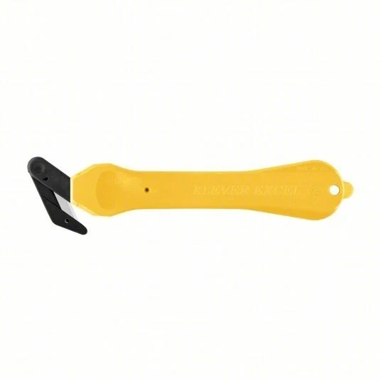 10 Klever Excel Fastenal 7″ Yellow Hook Style Safety Cutter Box Tape KCJ-4-30Y
