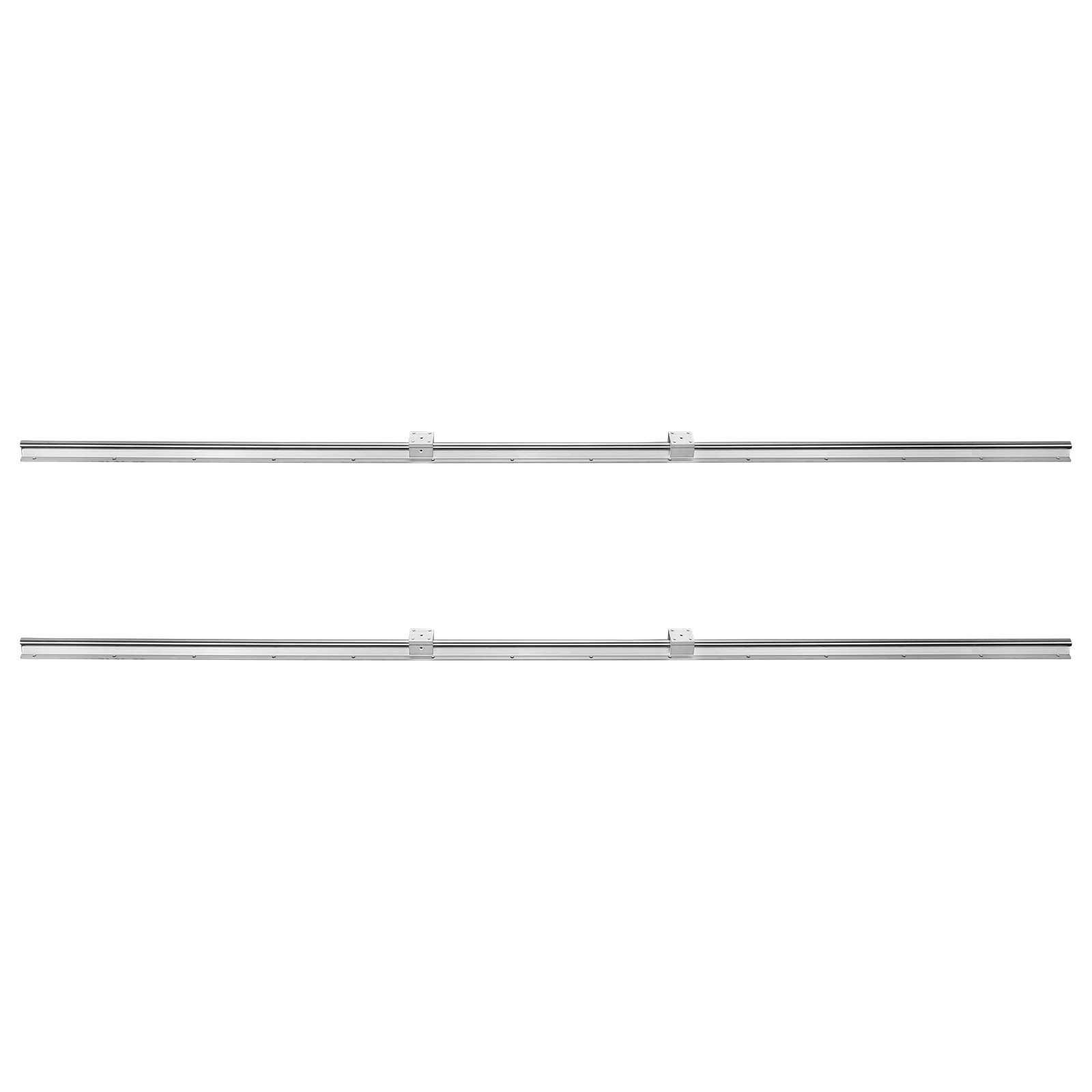 VEVOR 2PCS SBR20 1800mm Linear Guide Rail Slide Rail 4 PCS SBR20UU Bearing Block
