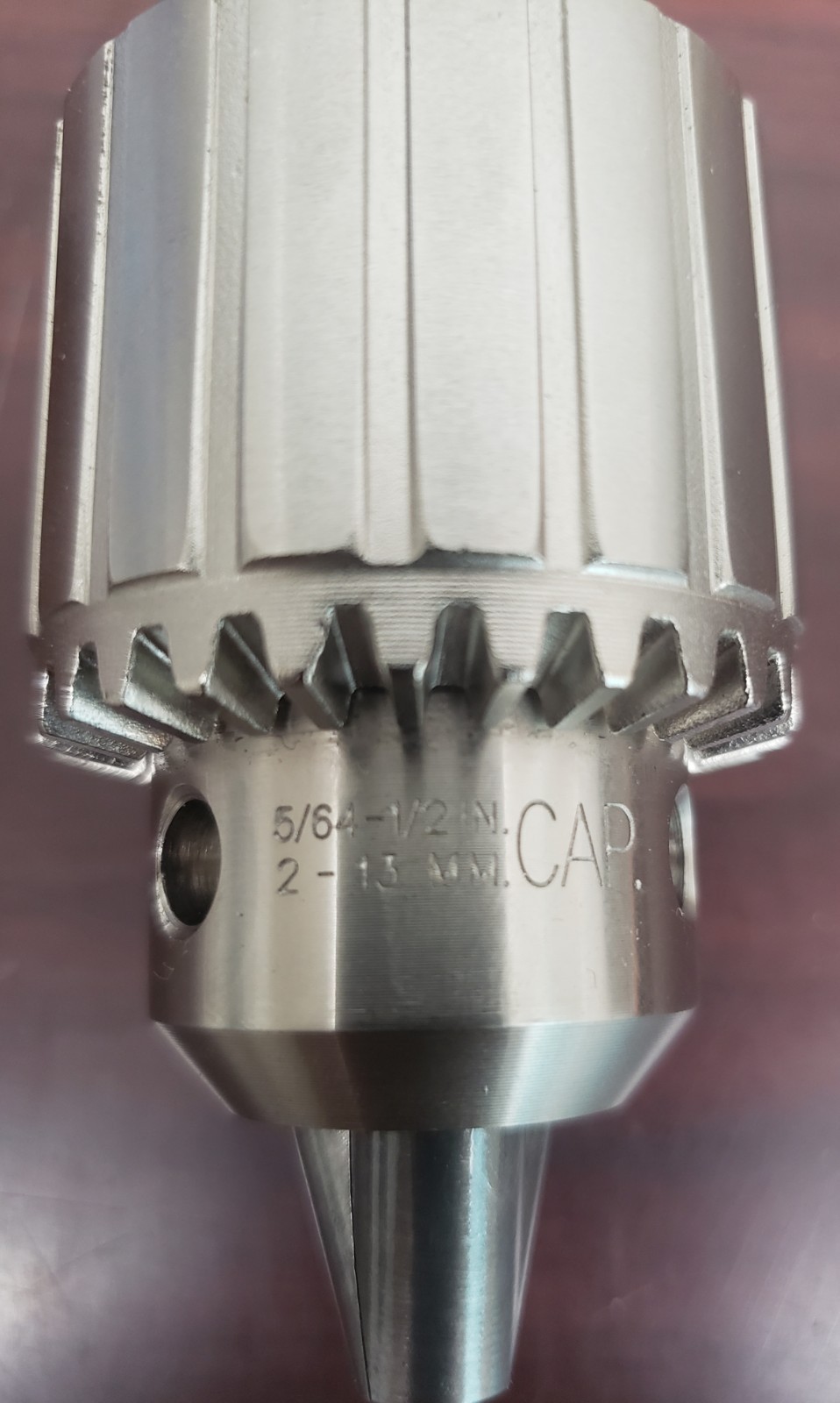 Jacob’s 33BA 5/8-16 Internal Thread, Drill Chuck 5/64 To 1/2″ Opening With Key