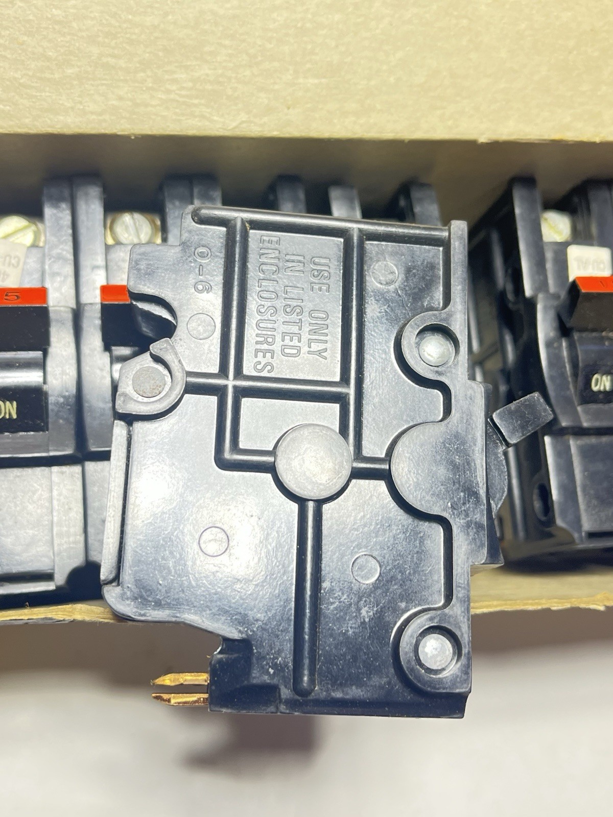 10 FPE Stab Lok 15 Amp Circuit Breakers NA new