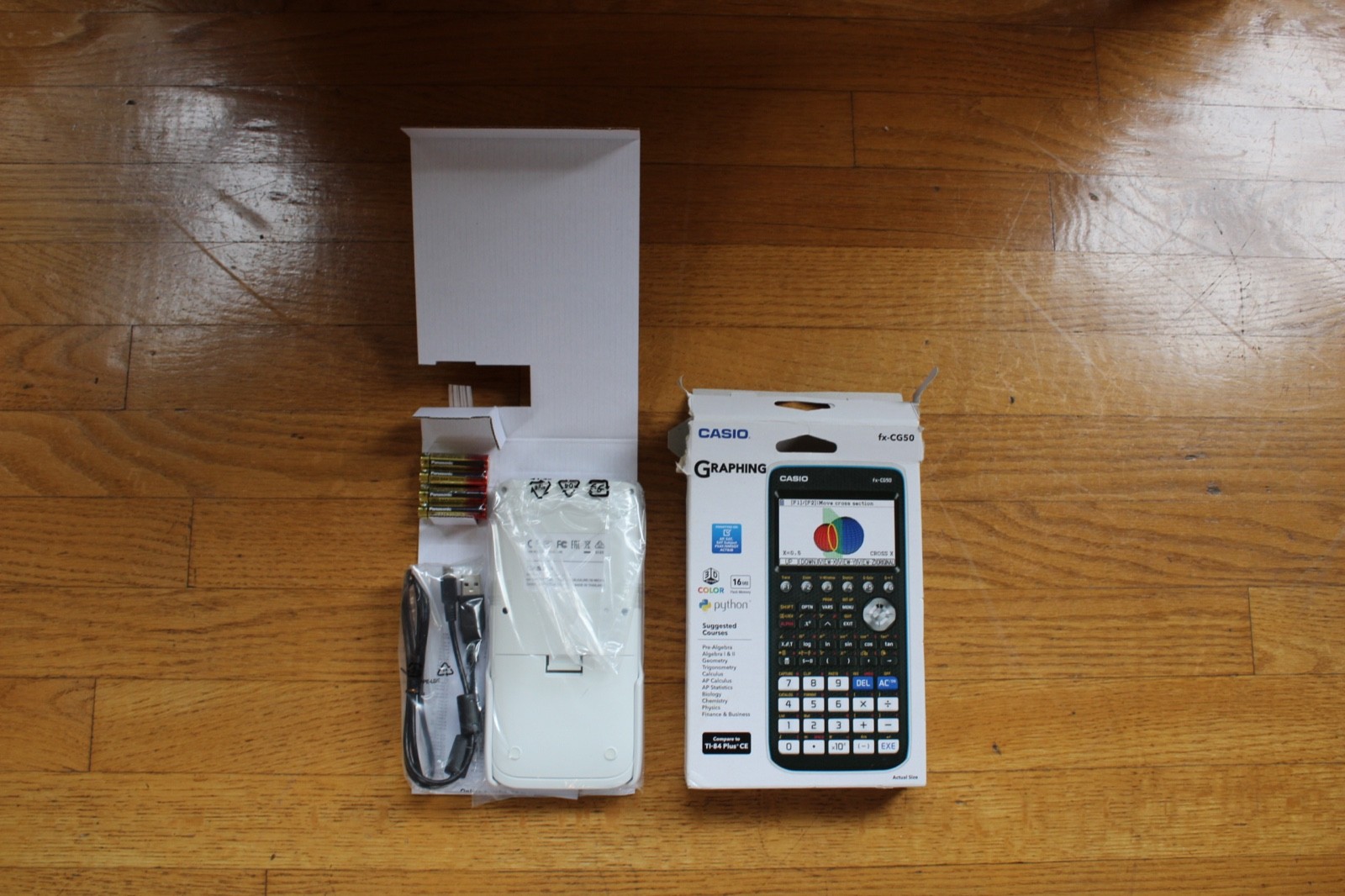 CASIO FX-CG50 Graphing Calculator New Open Box