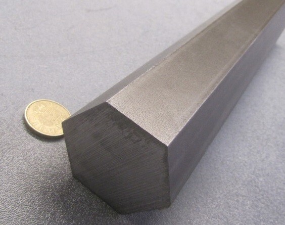 4140 Alloy Steel Hex Rod 2.00″ Hex x 6 Foot Length