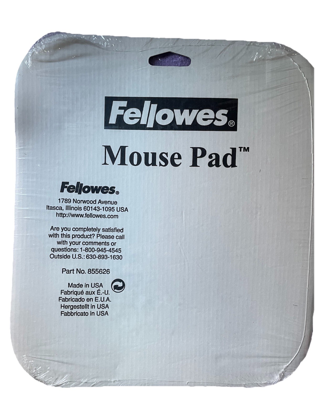 Fellows Mouse Pad, Patriotic Theme with USA Flag and Statue of Liberty