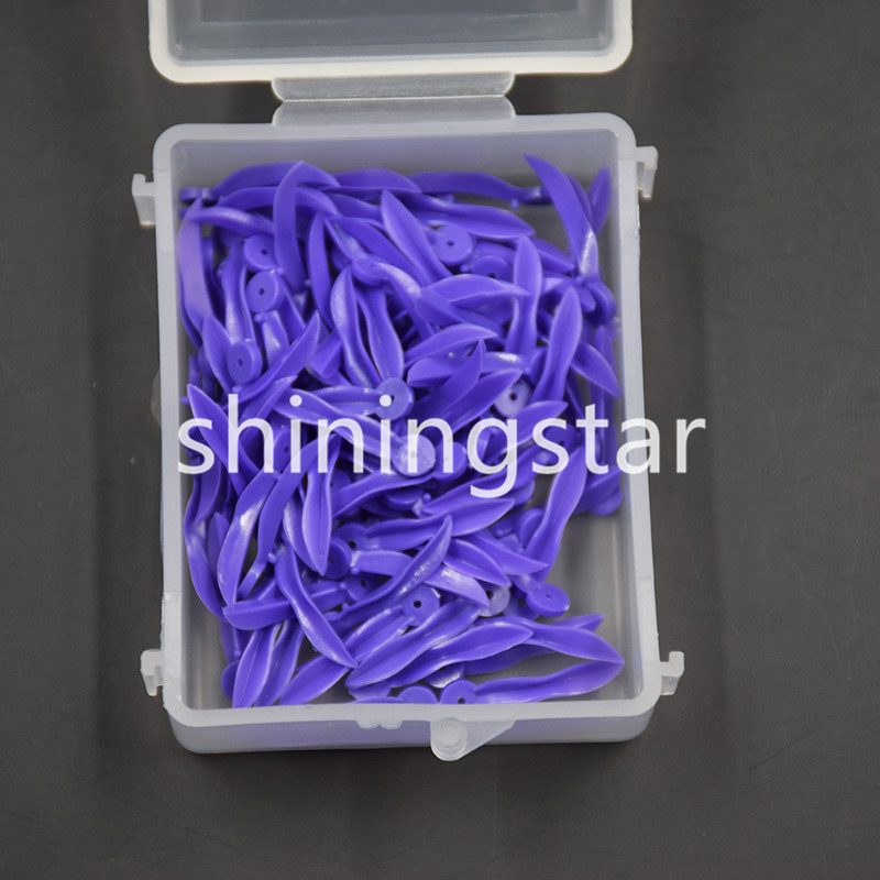 400 Pcs Dental Disposable Plastic Wedge With Holes All 4 Sizes Wave Poly-Wedge