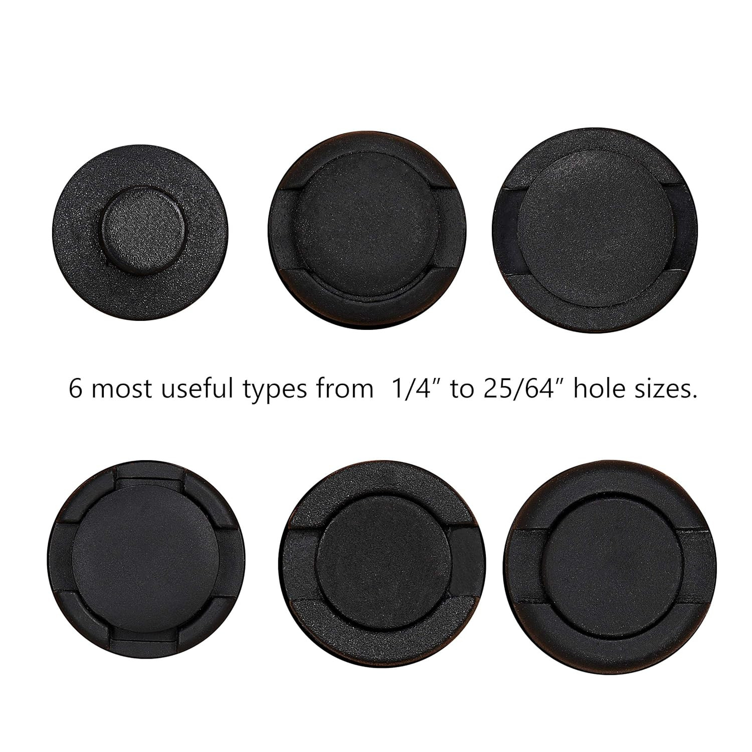 102Pcs Bumper Push Fasteners, 6.3mm-10mm Rivet Clips Replacement Kit
