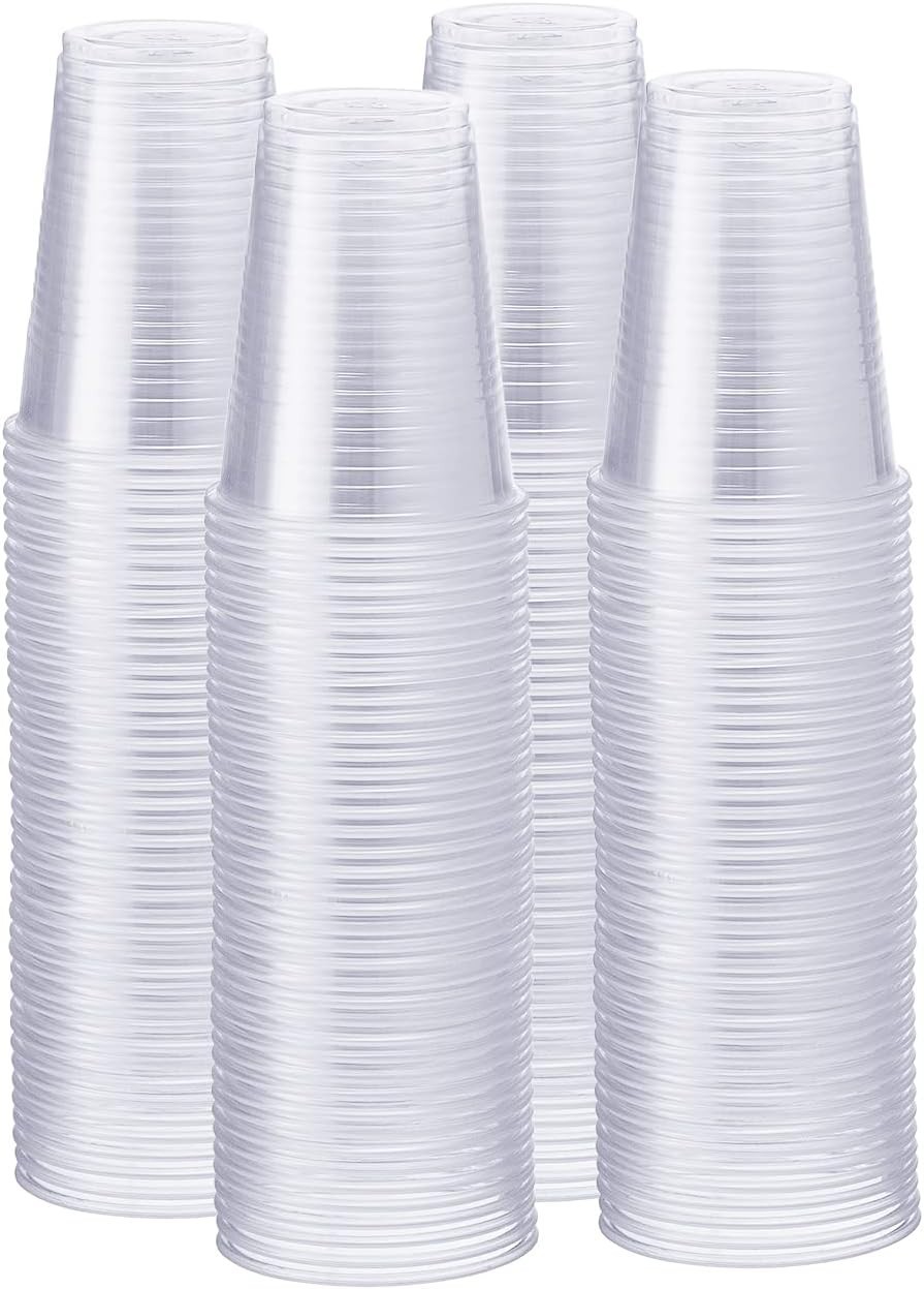 GUSTO 7 oz Clear Plastic Cups [500 Count] Disposable 7 oz, – 500 Count