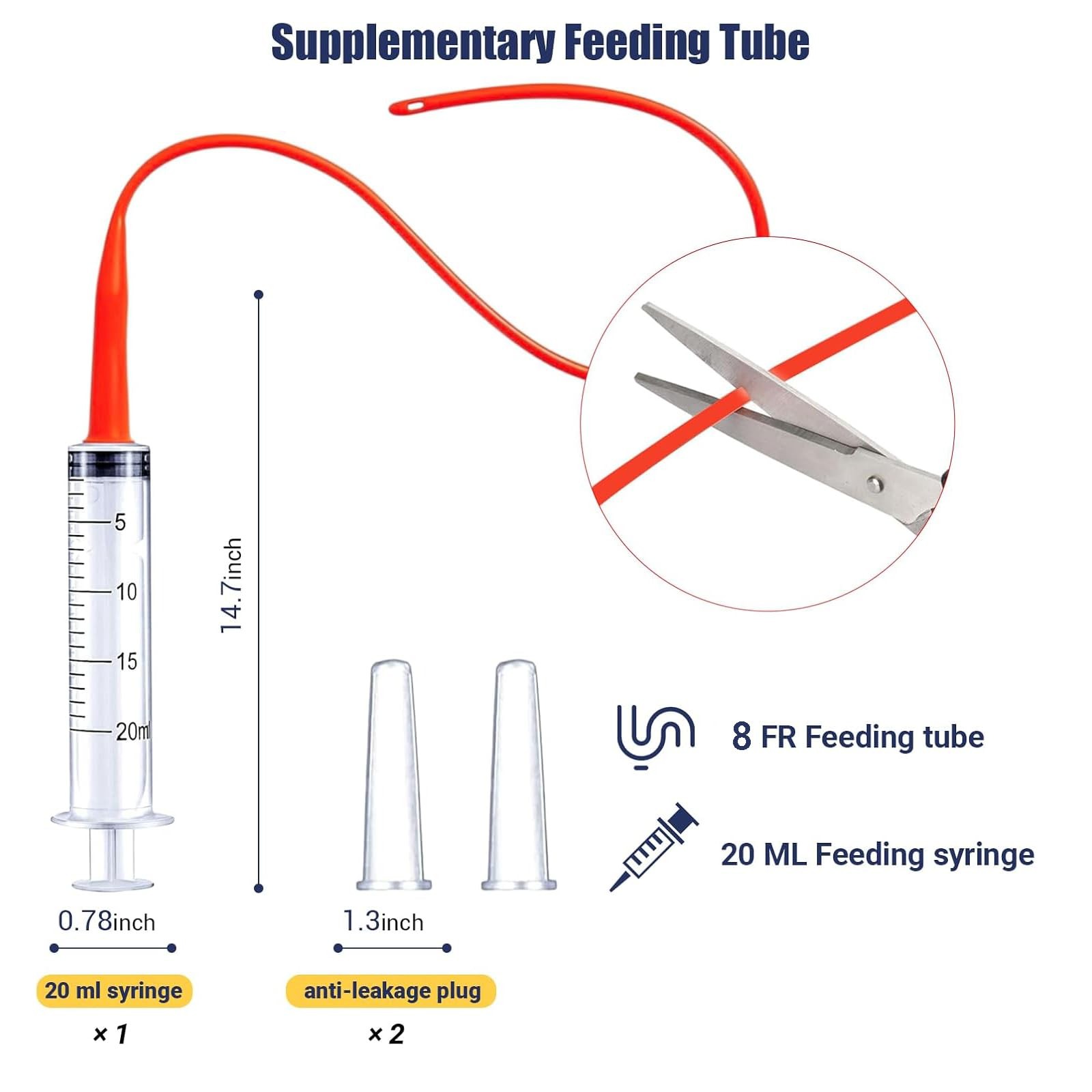 Newborn Puppy Kitten Small Animal Sterile Mucus Extractor Suction Catheter, A…