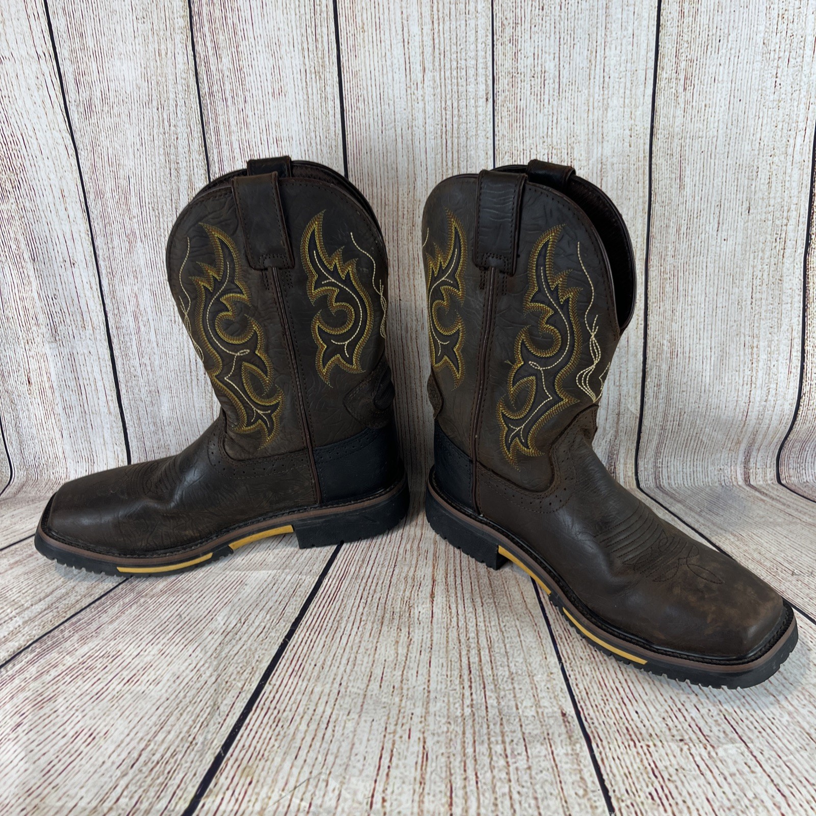 NEW Justin Boots Joist 11″- COMP TOE / WATERPROOF / EH – Brown – SE4625 Sz 8 D