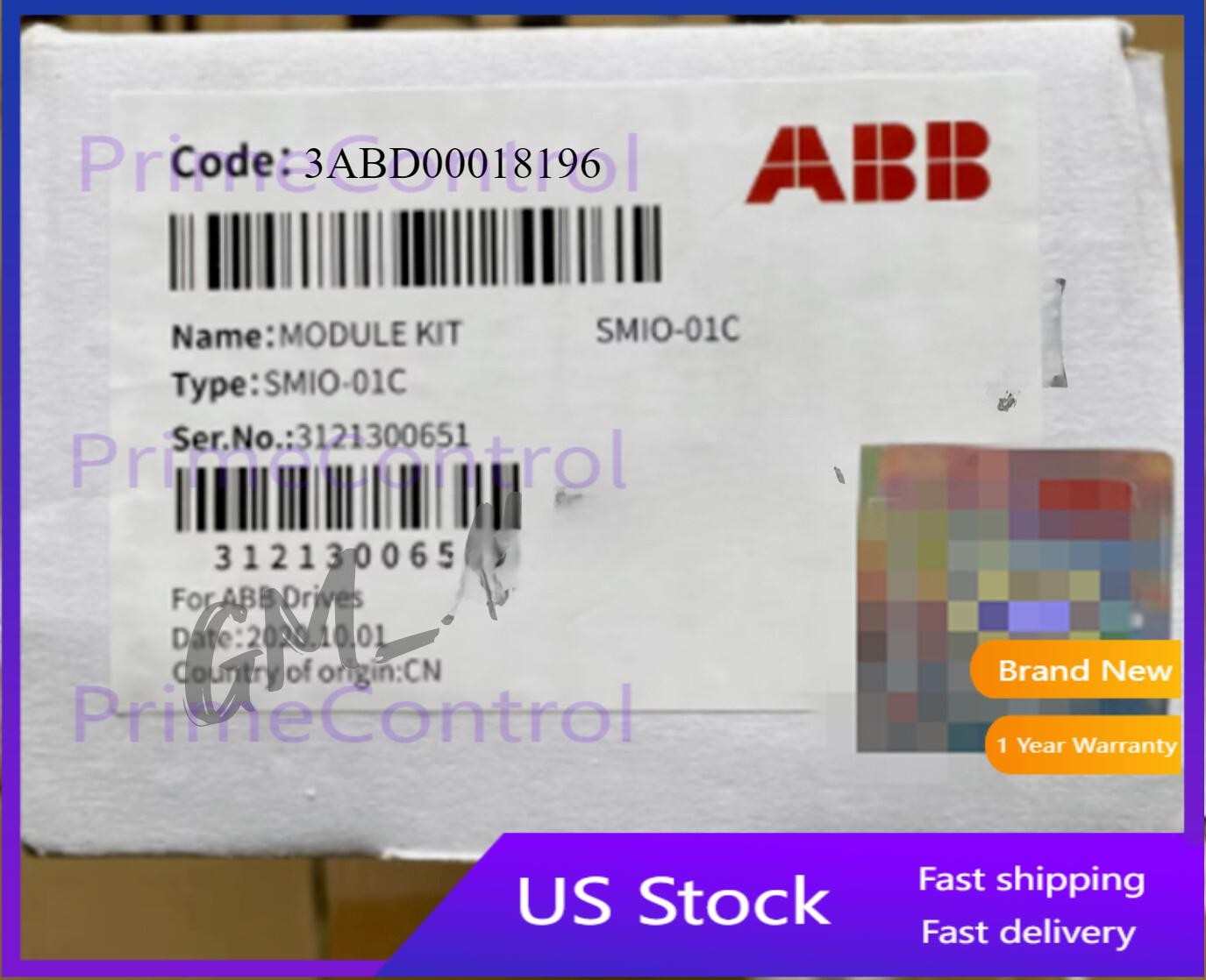 SMIO-01C ABB inverter IO CPU ACS550 control board interface board No Keypad