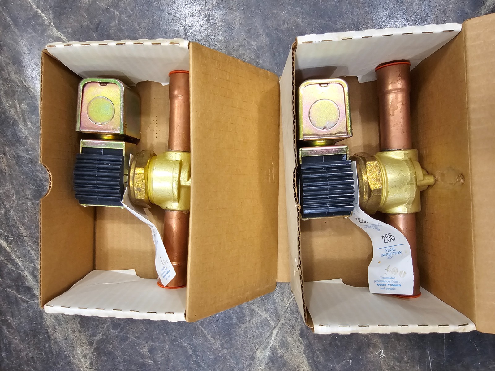 Sporlan E19S270 – Refrigerant Solenoid Valve – New – Coil Included – Solder